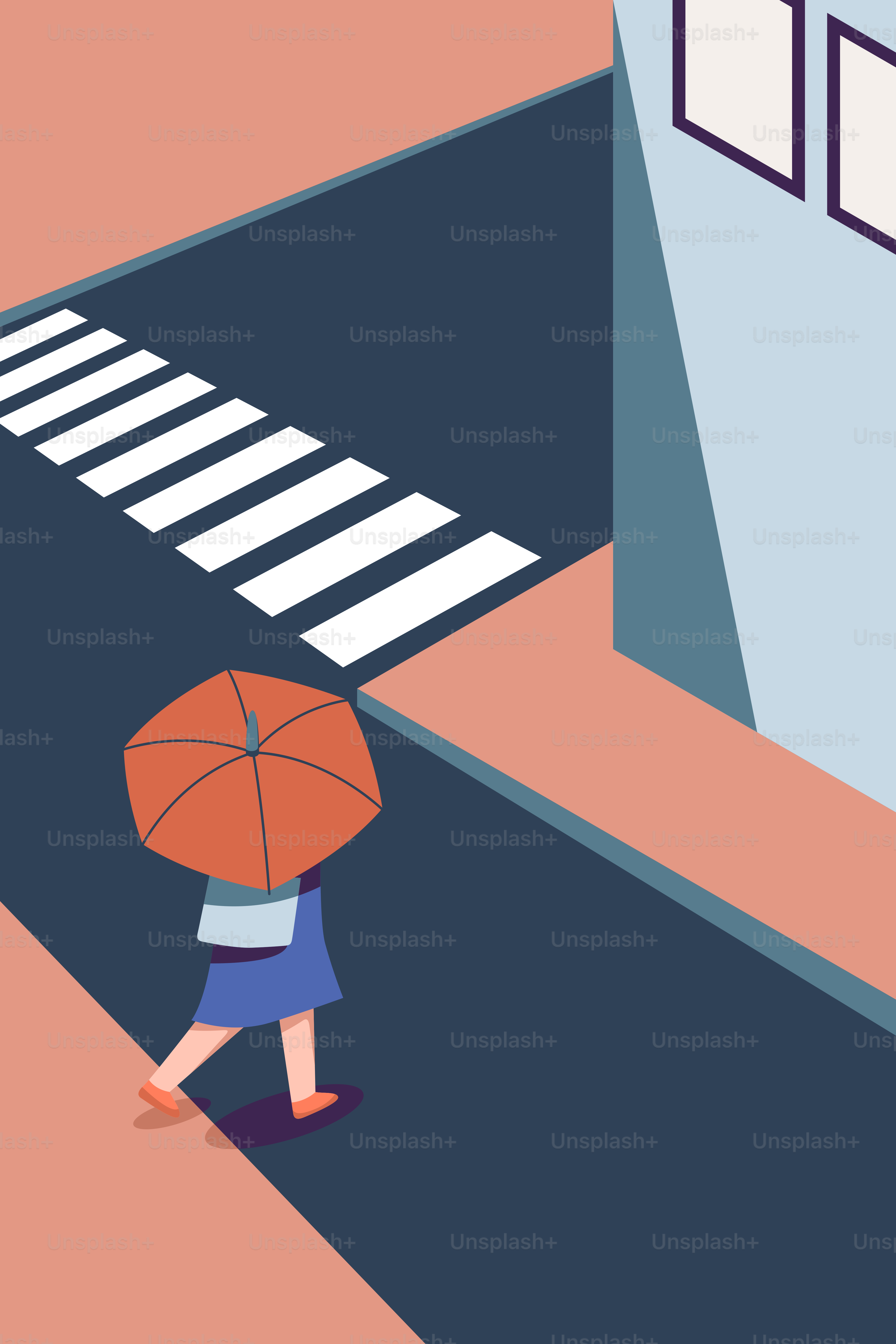 A woman walking down a street holding an umbrella