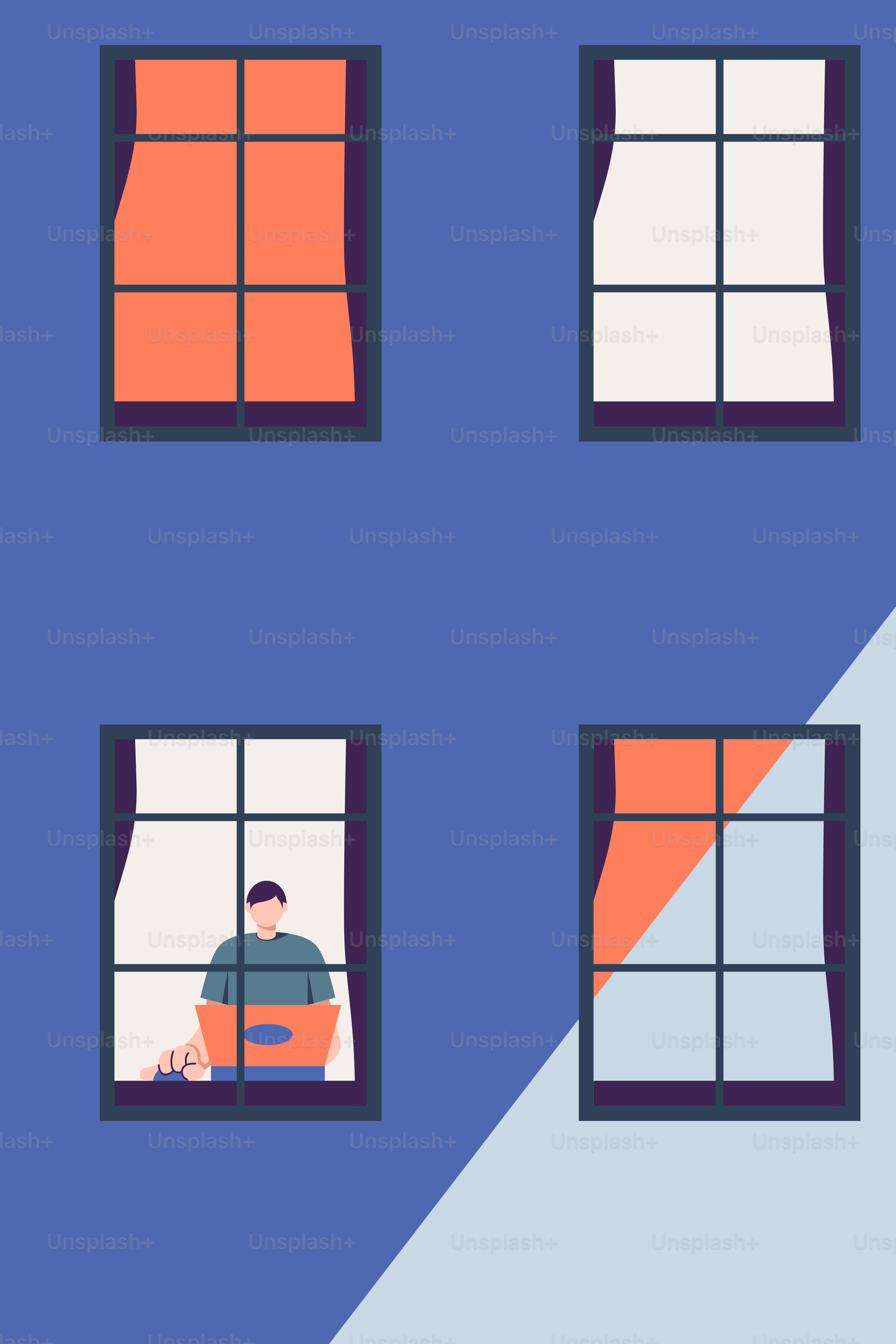 A man sitting at a table in front of a window