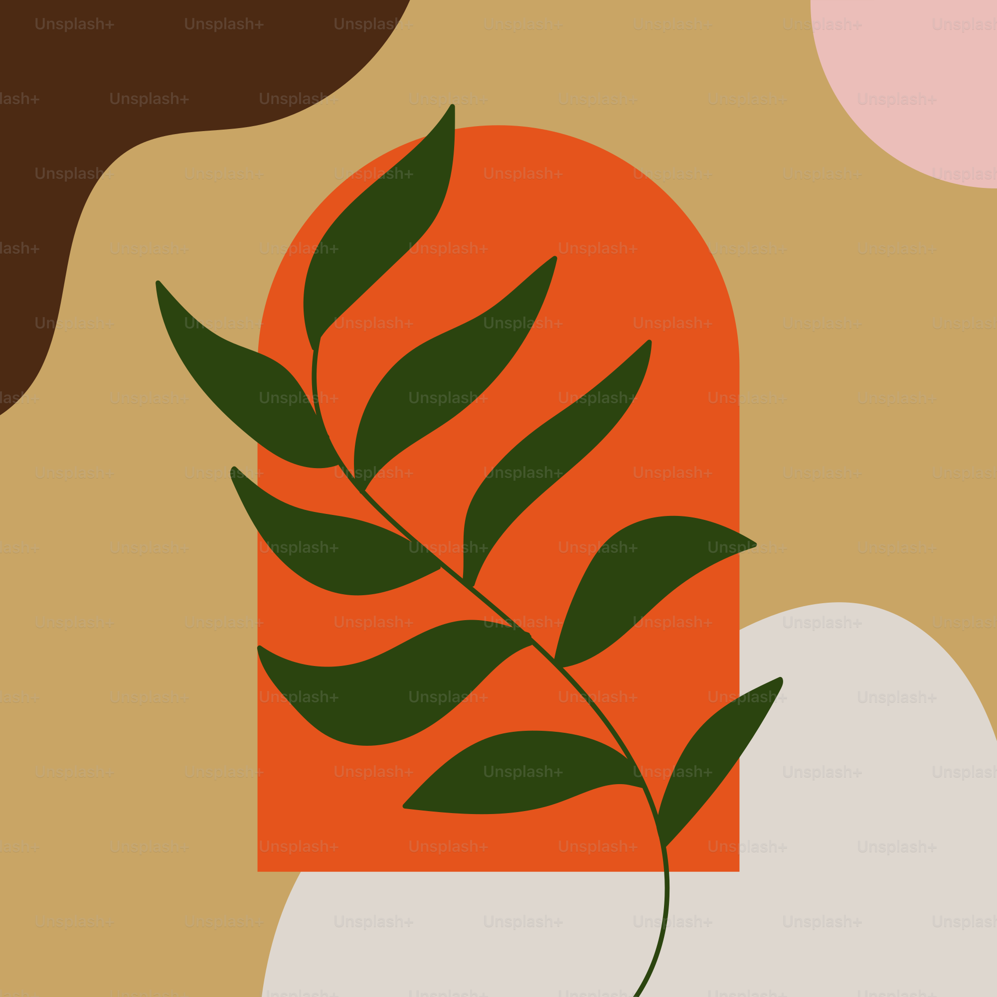 A picture of a plant in a vase