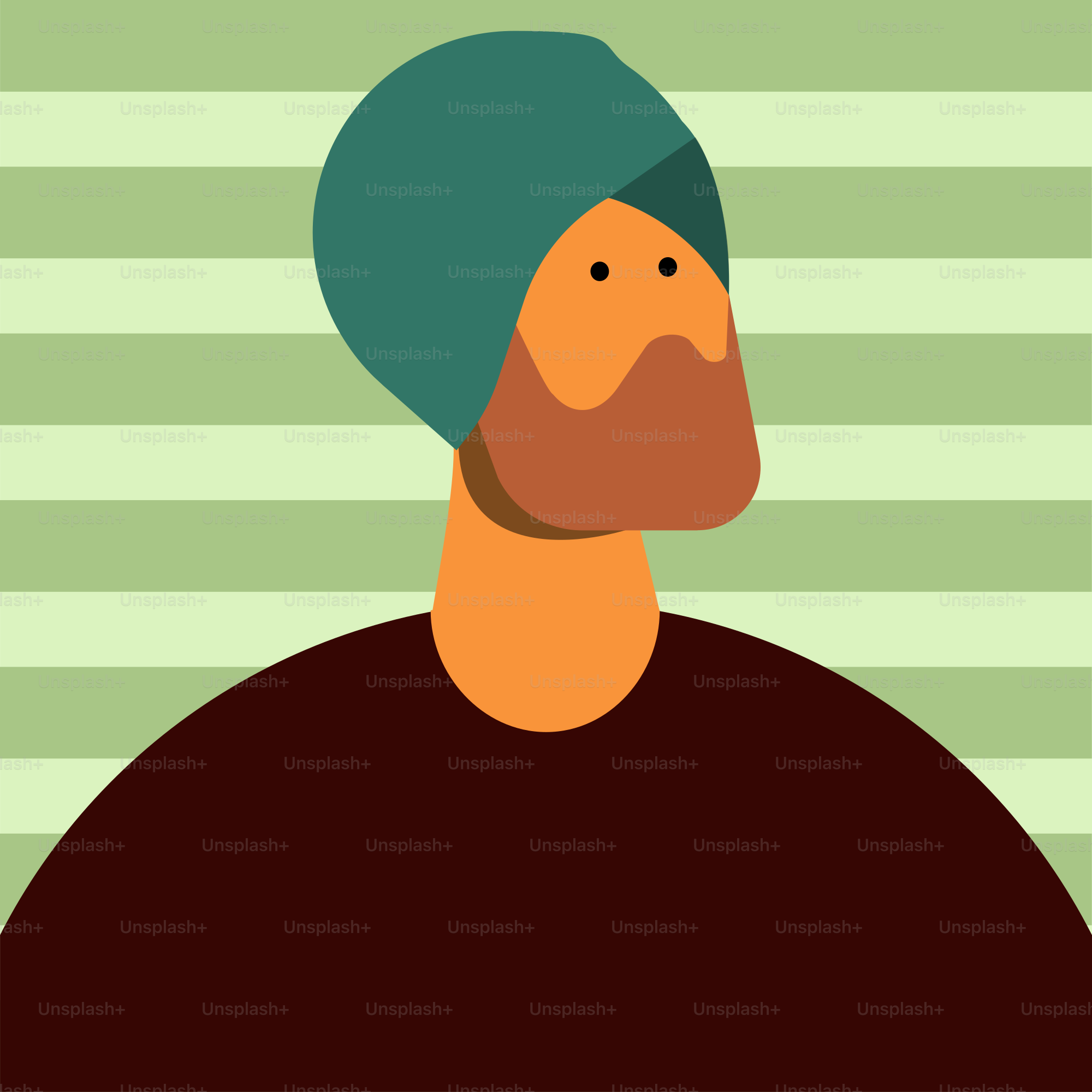 A man with a turban on his head