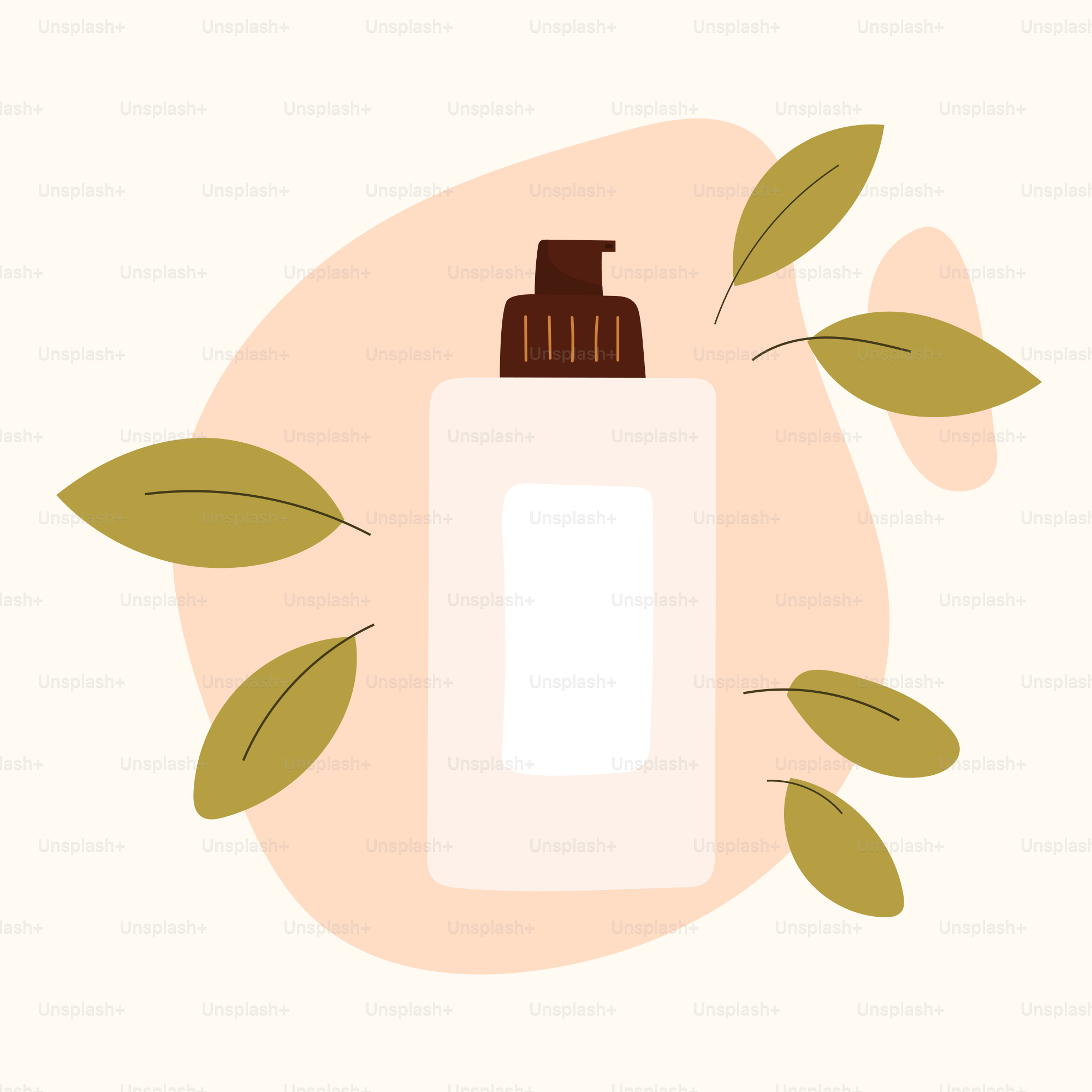 A bottle with a lotion on top of it