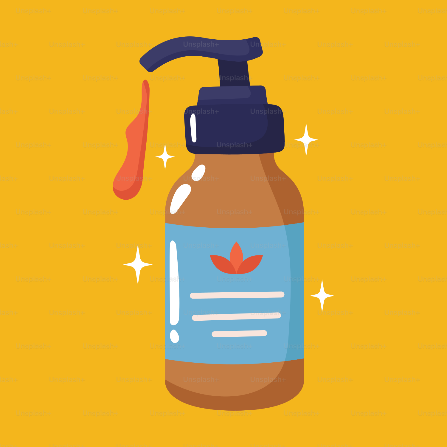 A bottle of liquid with a spoon next to it