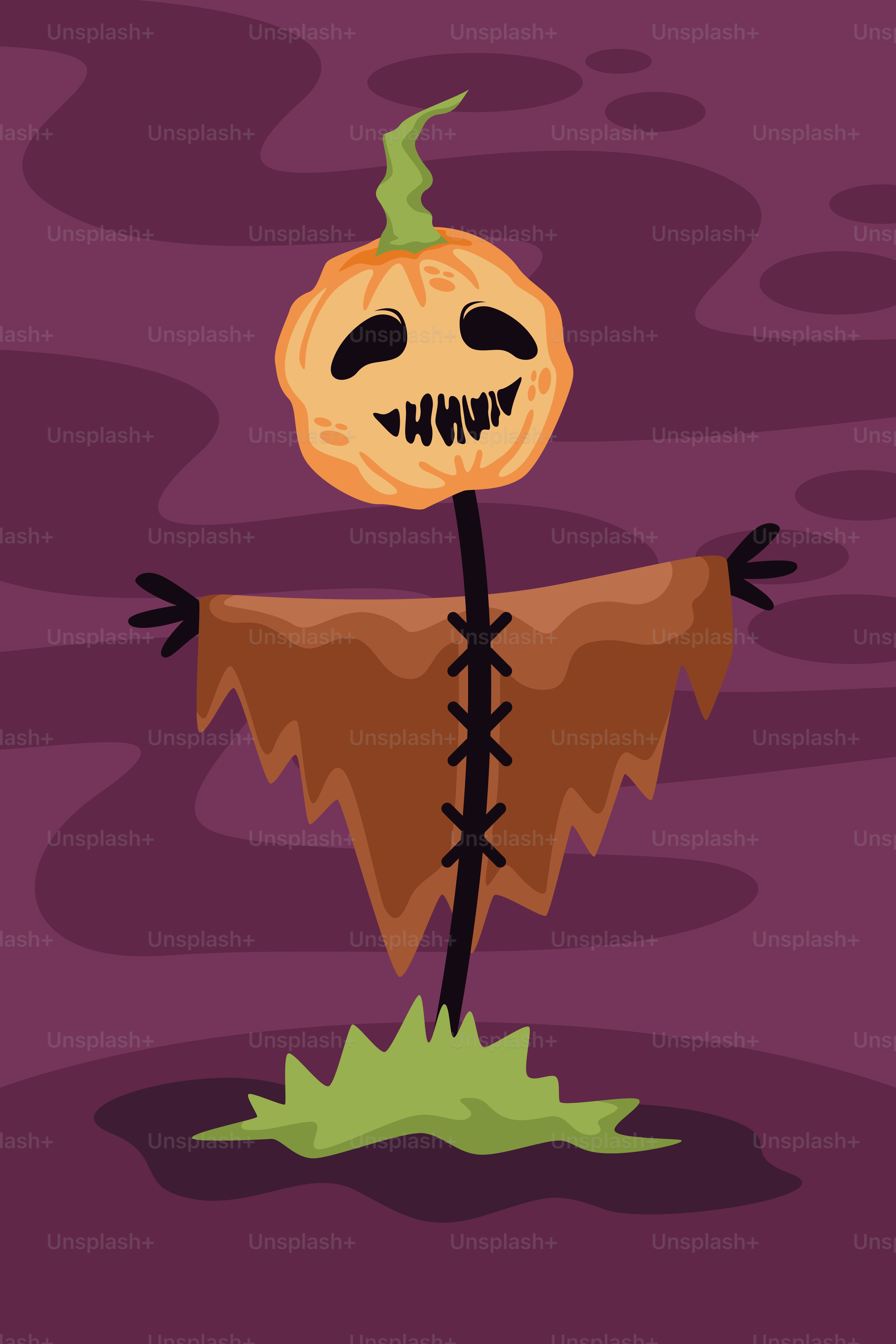 머리에 소름 끼치는 얼굴이 있는 만화 호박 벡터 – Unsplash의 가을 이미지, image size:3000x4500