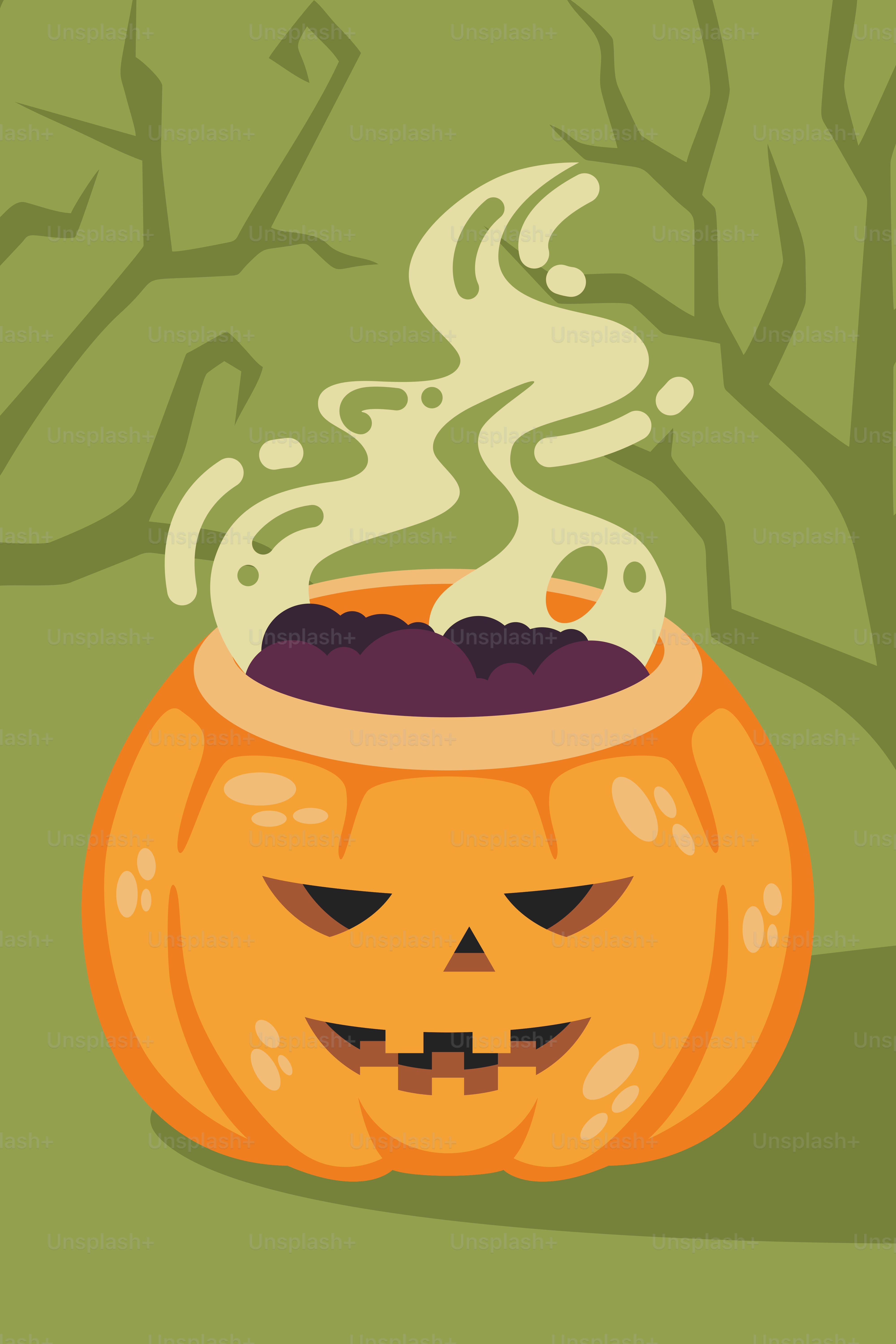 A pumpkin with a witches hat on its head