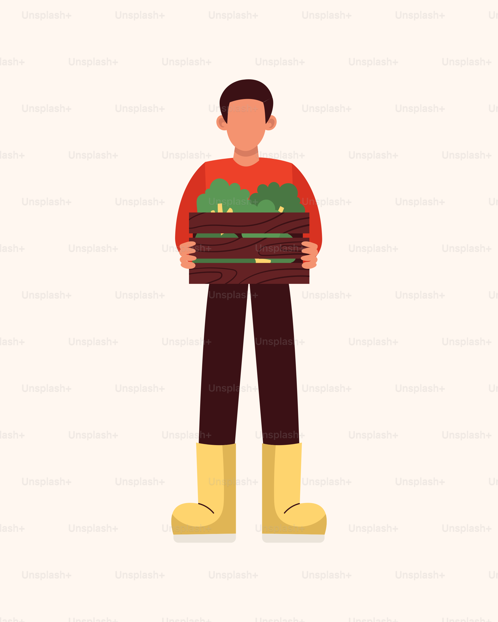 A man holding a tray of food in his hands