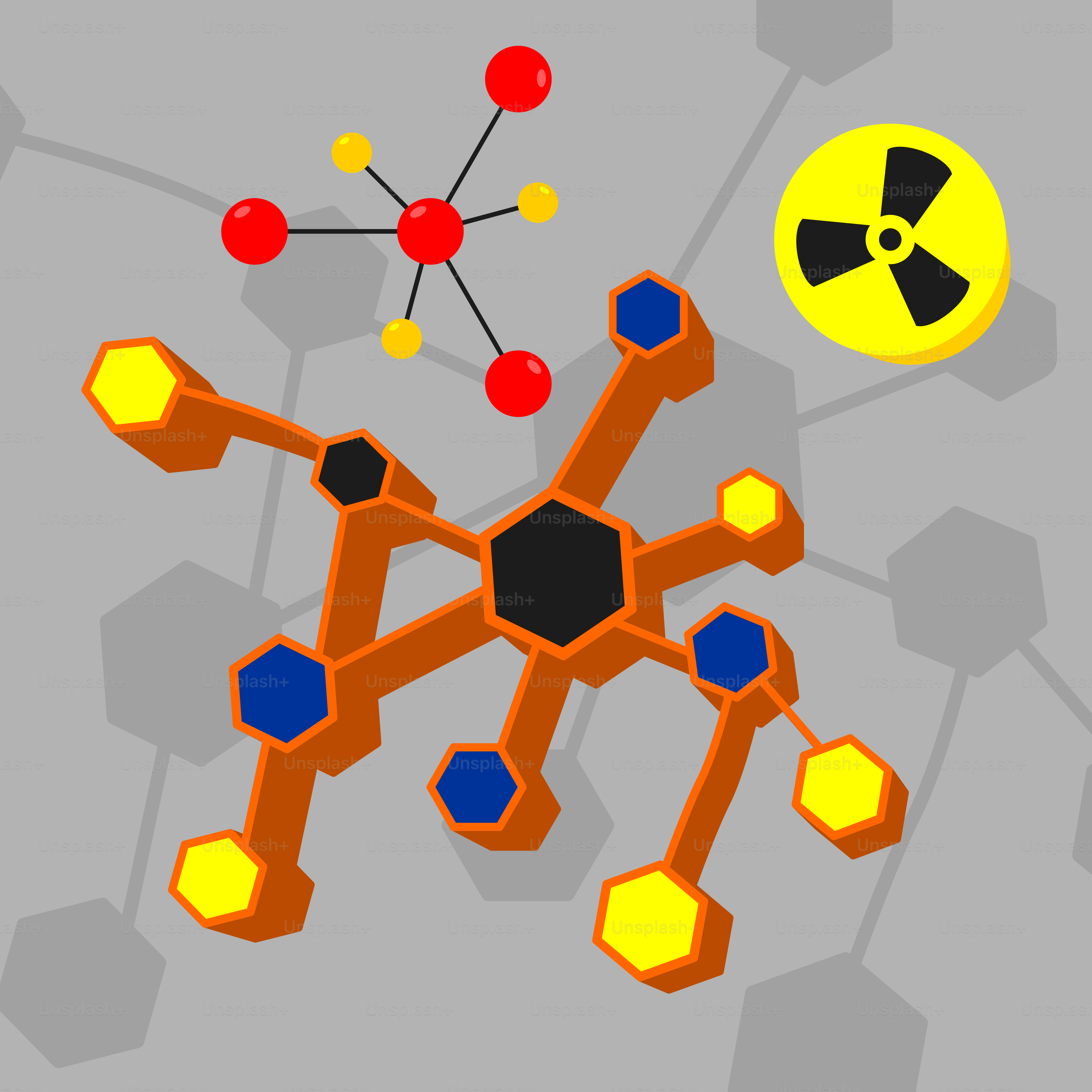 A computer generated image of an abstract structure