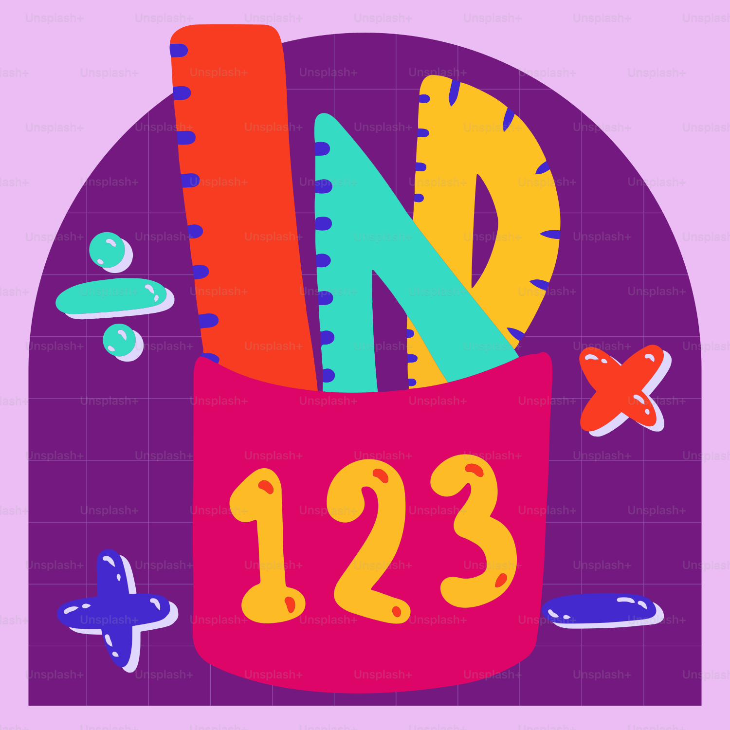 A purple background with a pink background and a purple background with ...