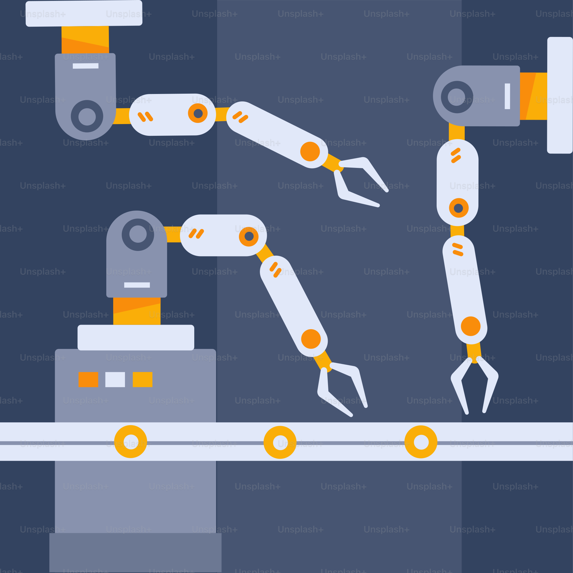 テーブルの上に座っているロボット