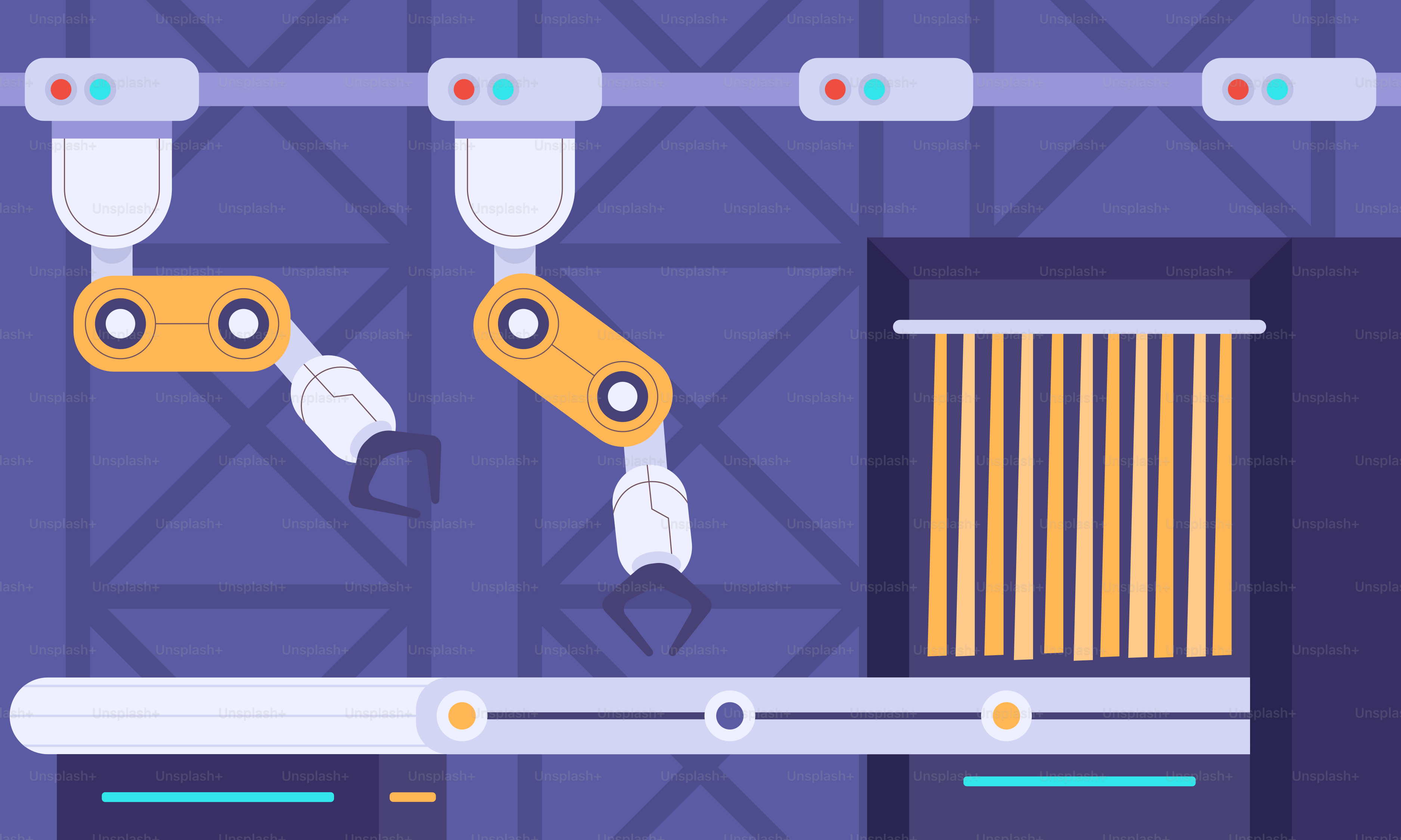 いろいろな機械が並ぶ部屋