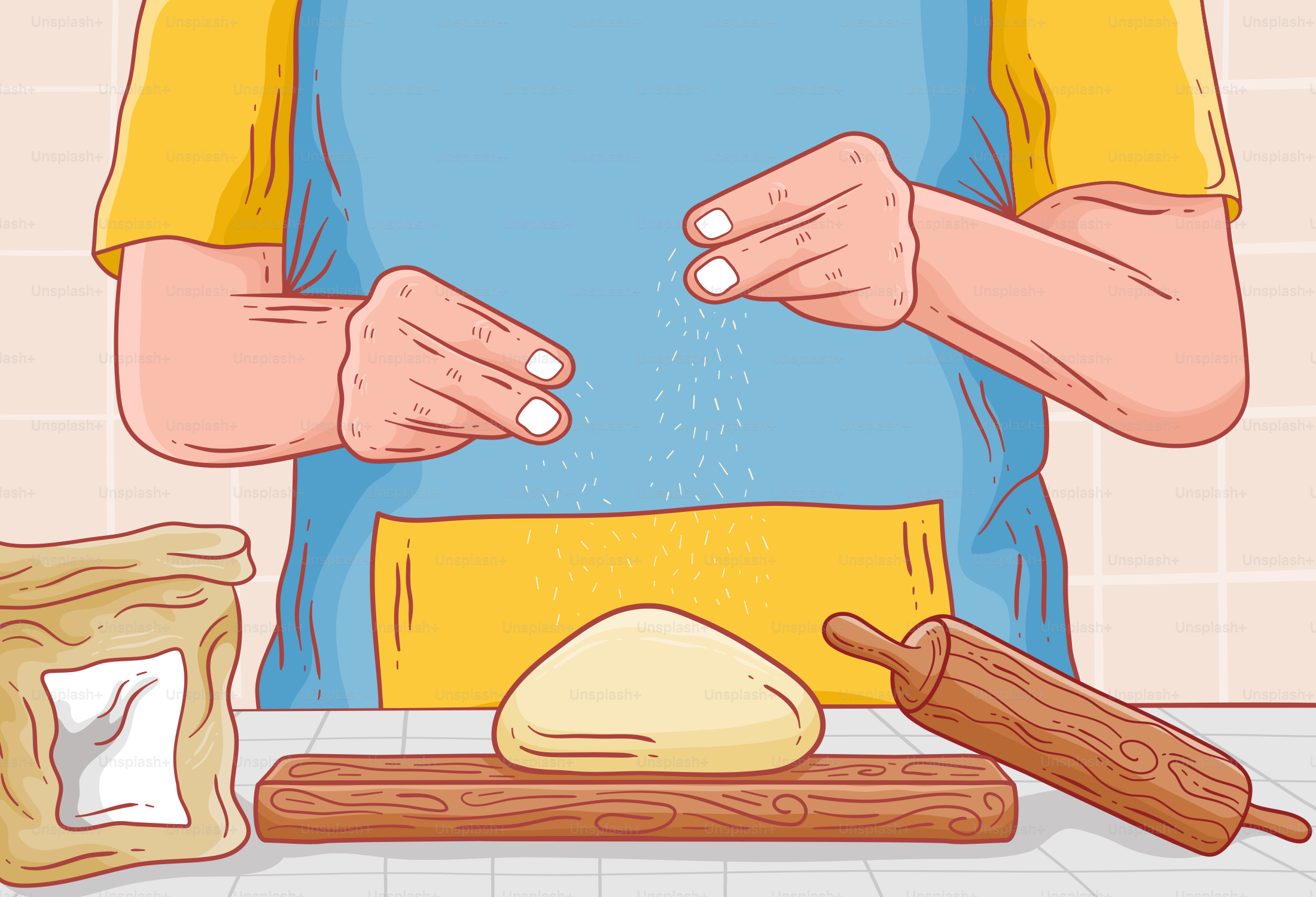 A person standing in a kitchen preparing food