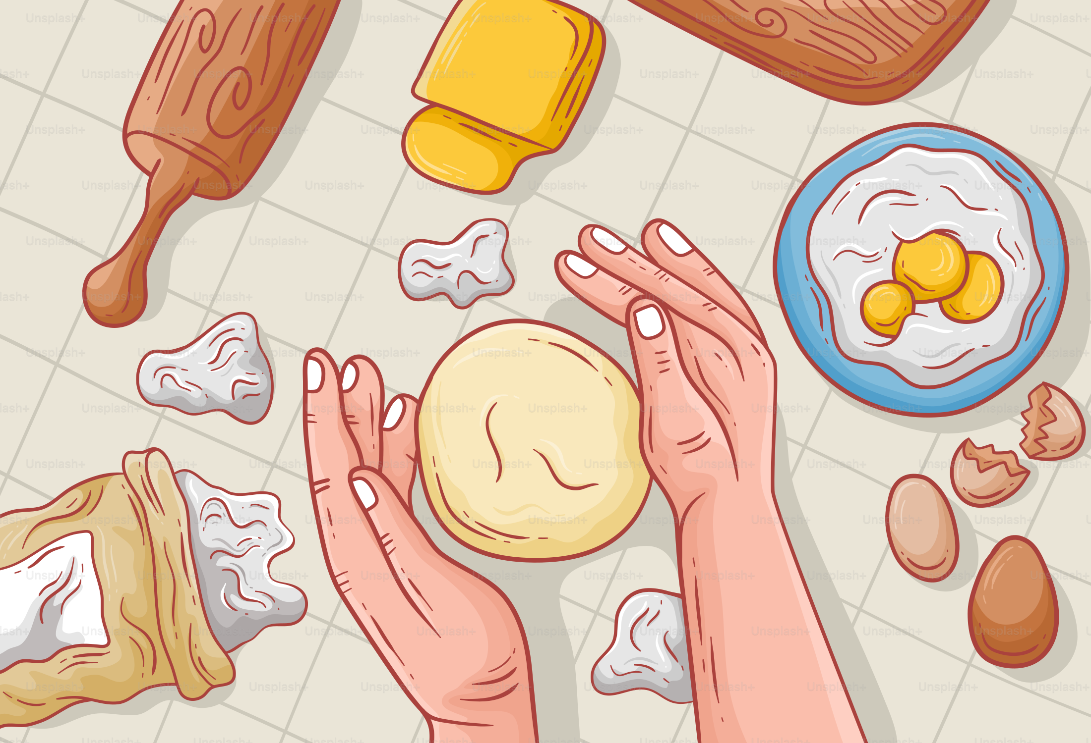 A person holding a doughnut in their hands