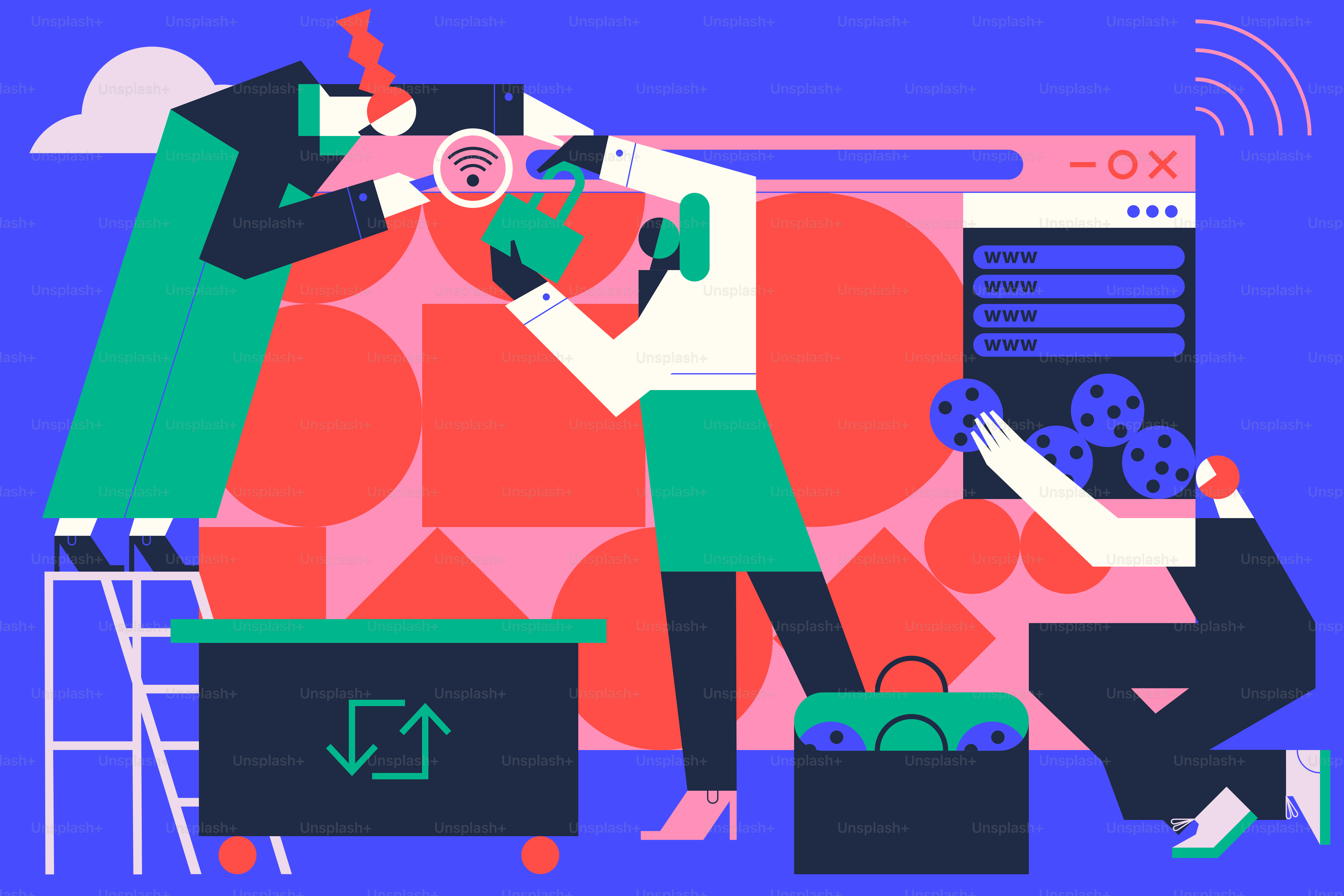 A man and a woman are sitting on a couch