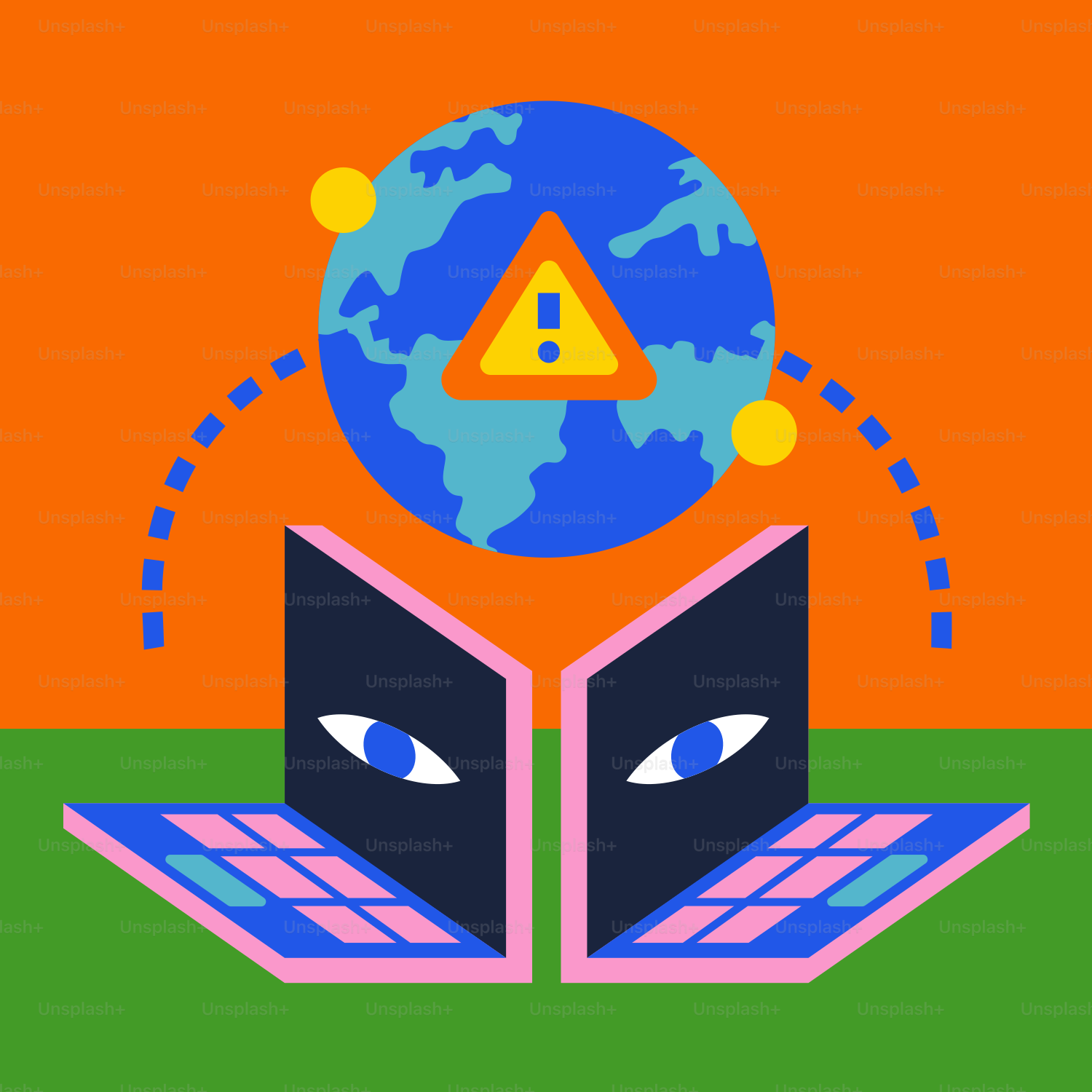 A picture of a book with a globe on top of it