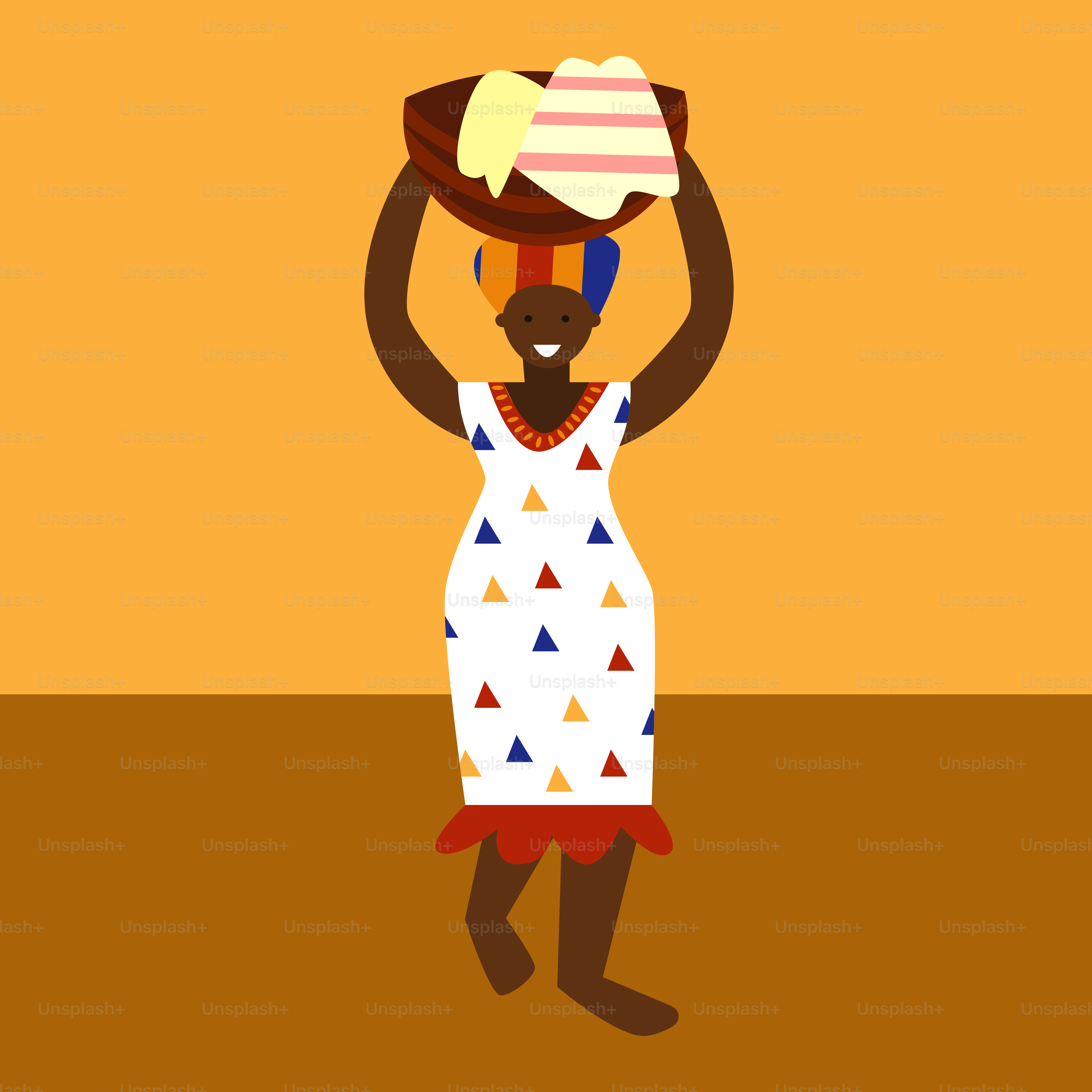 A woman with a hat on her head