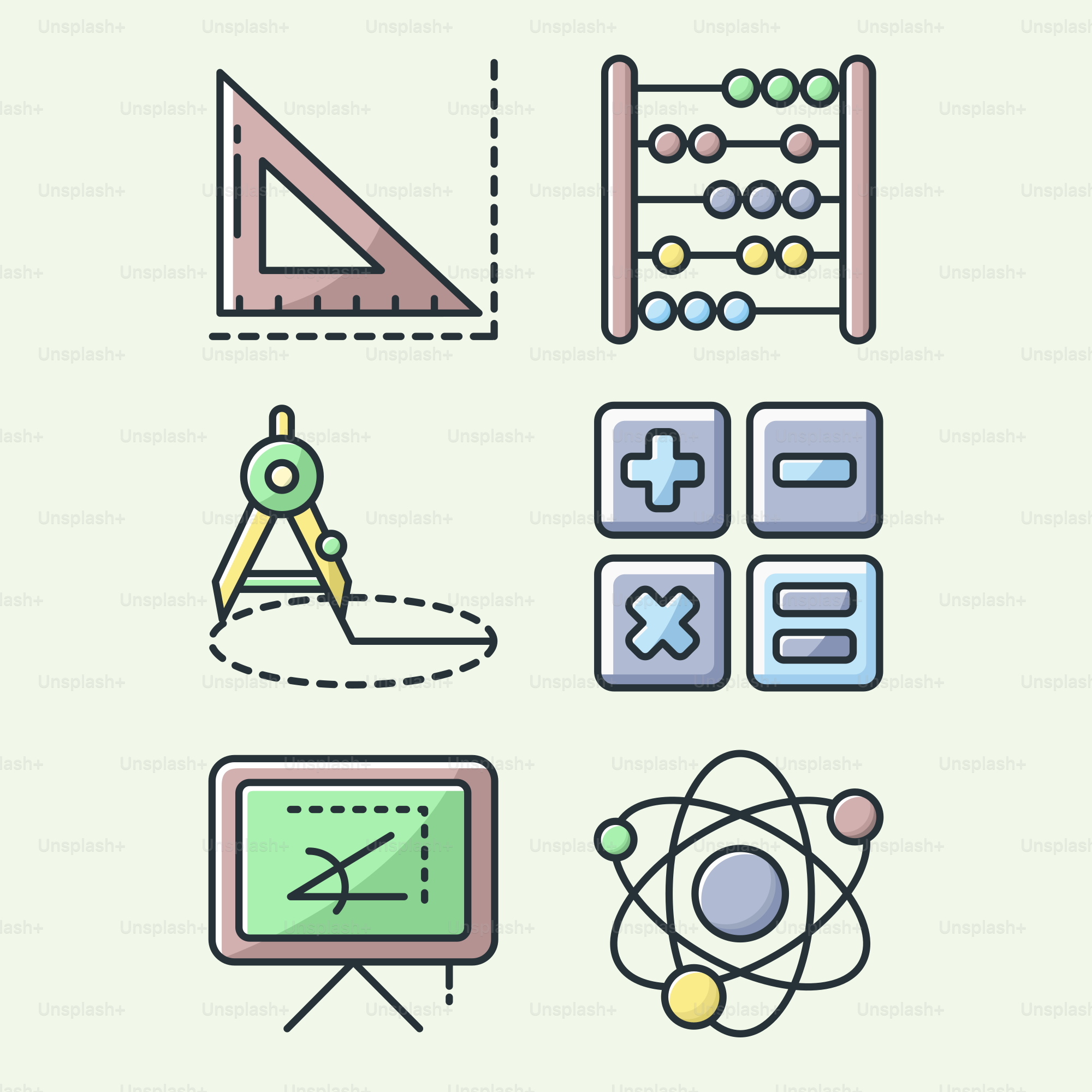 A bunch of different objects that are grouped together vector ...
