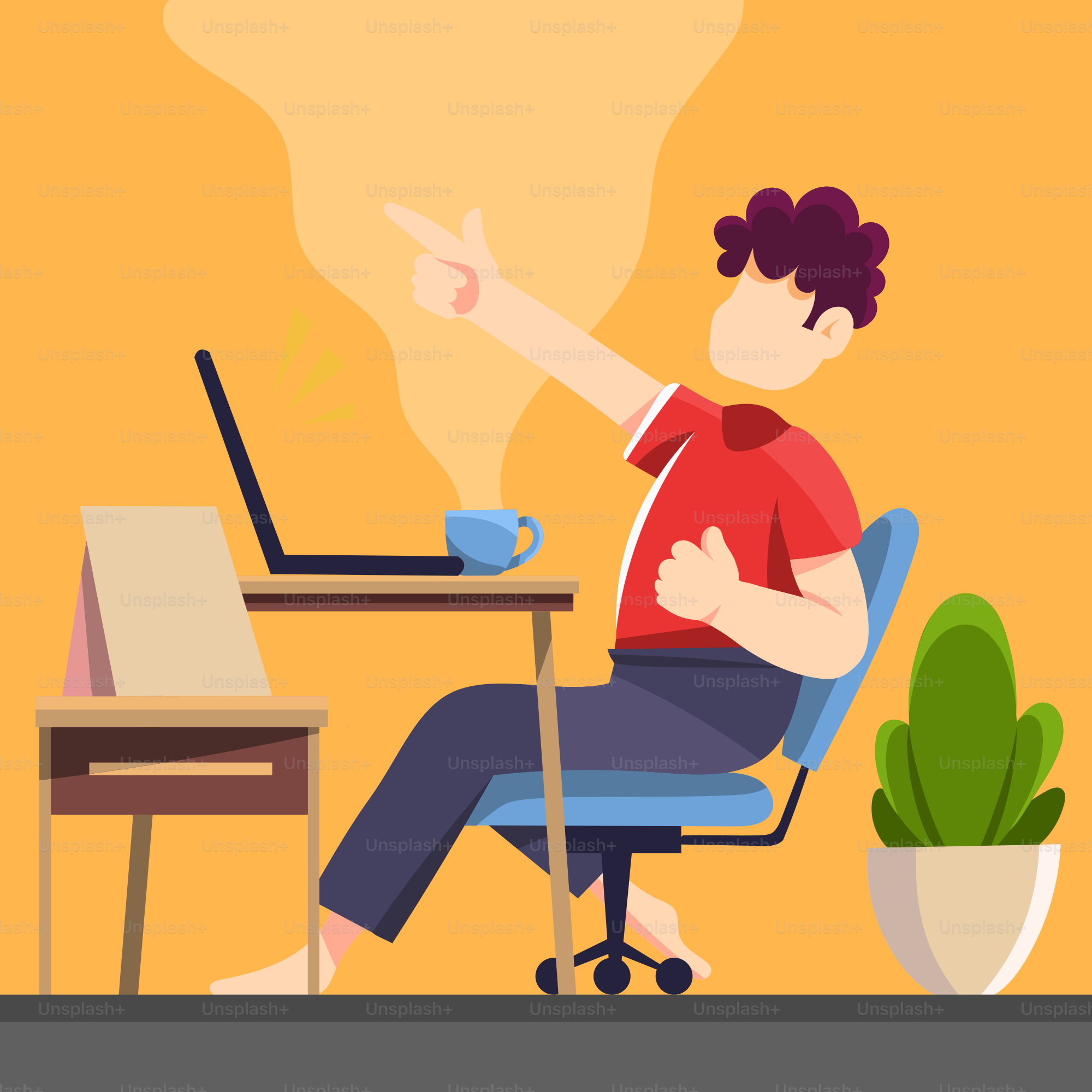 A person sitting at a desk with a laptop