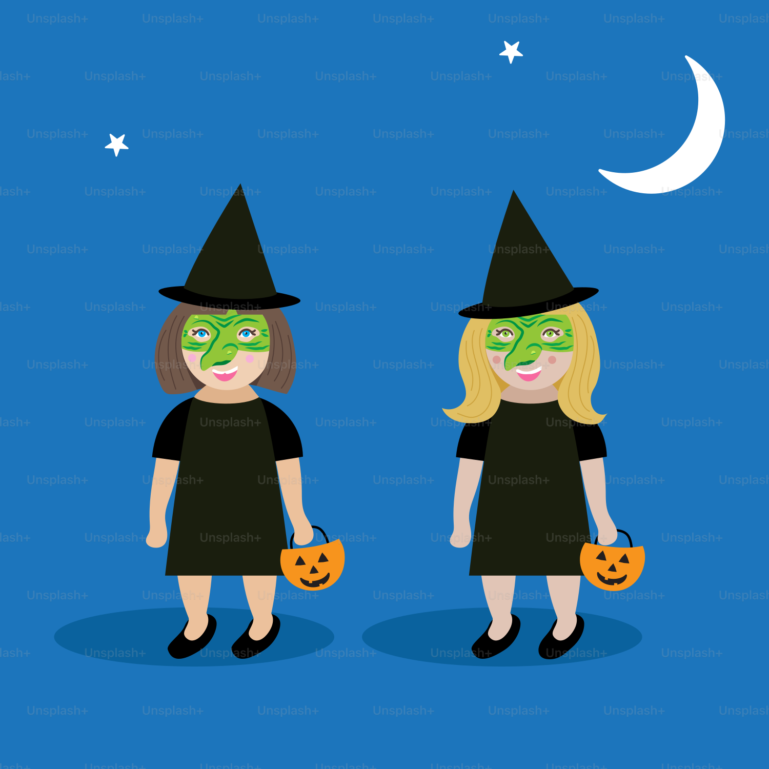 A couple of women standing next to each other