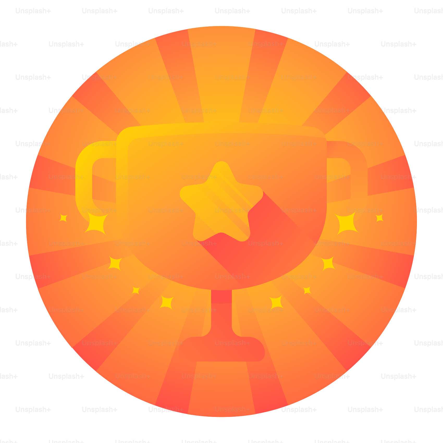 A cup with a star in the middle of it