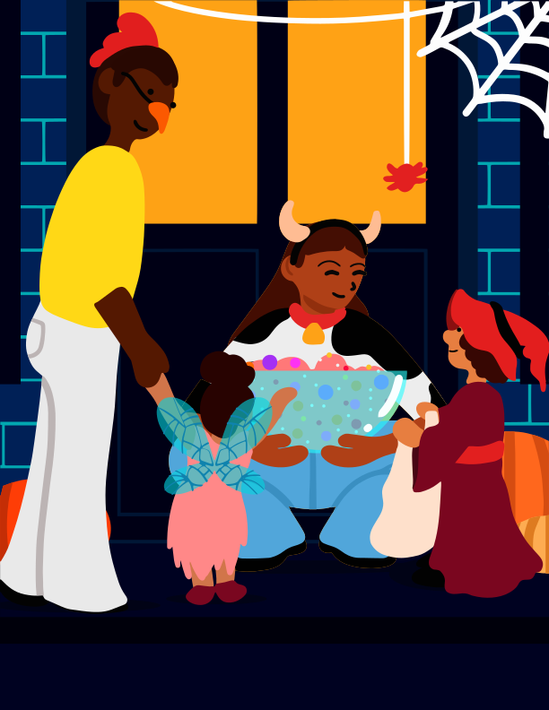 A group of people standing next to each other