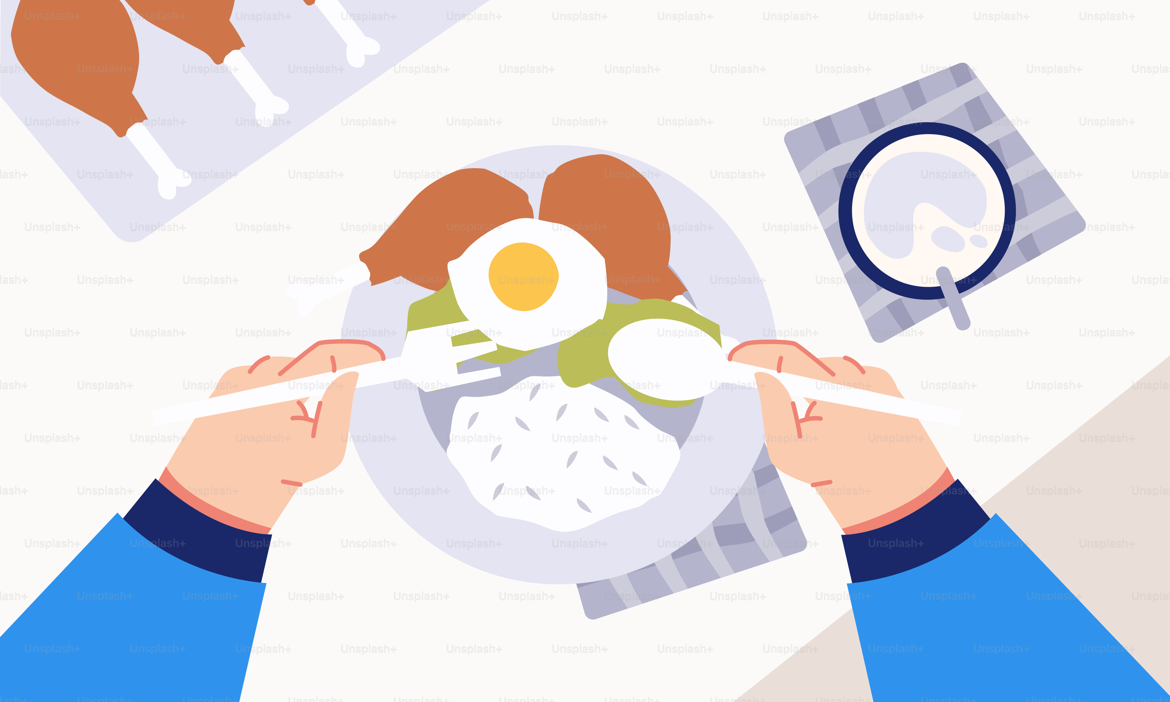 A person holding a plate with a fried egg on it