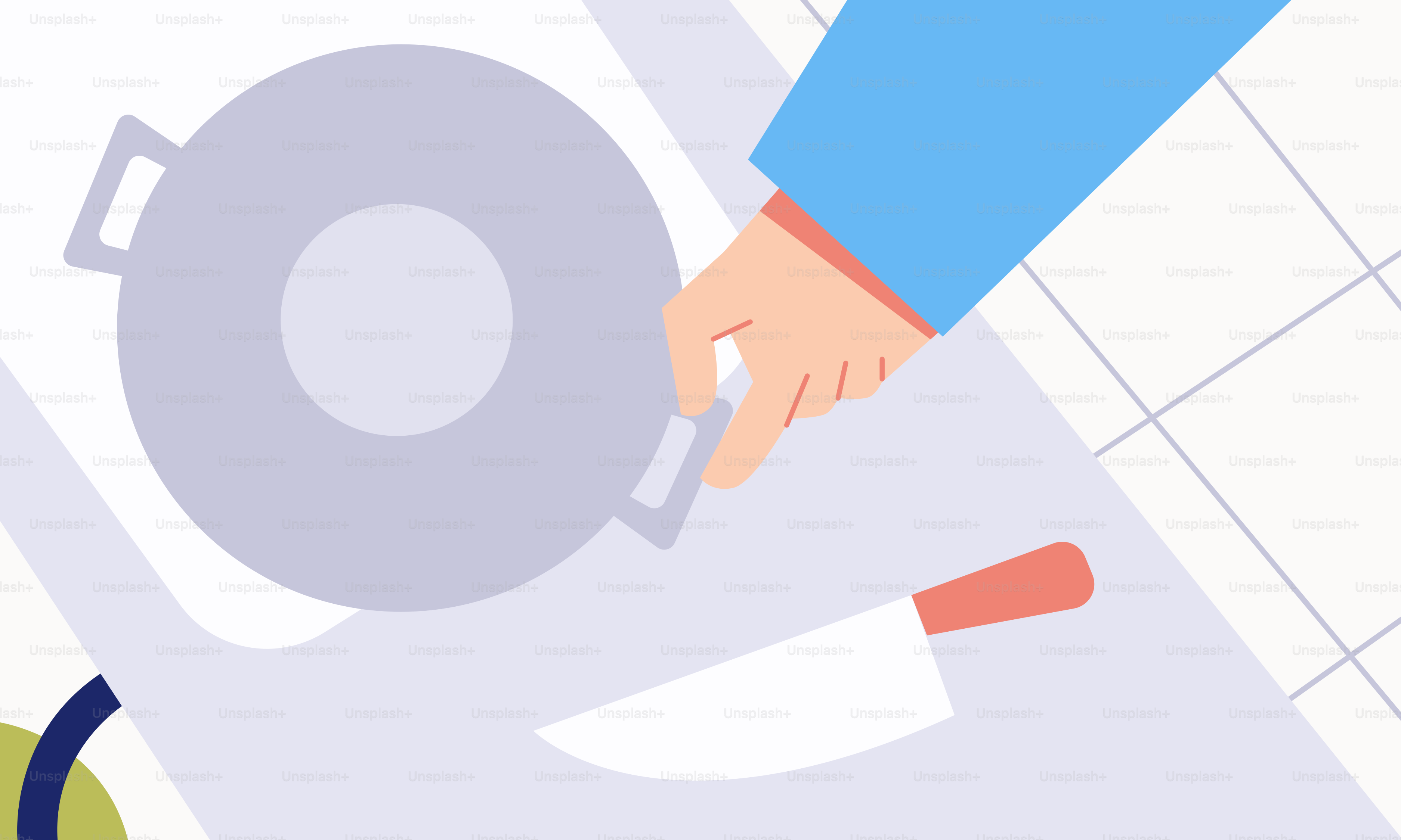 A person holding a knife over a toilet