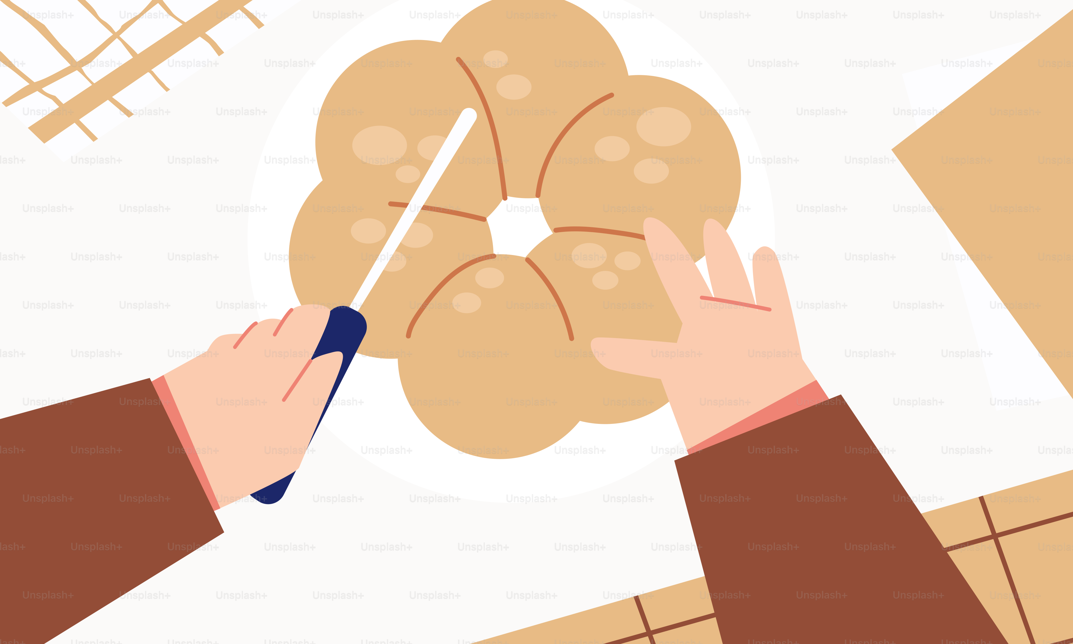 A person painting a piece of art with a brush