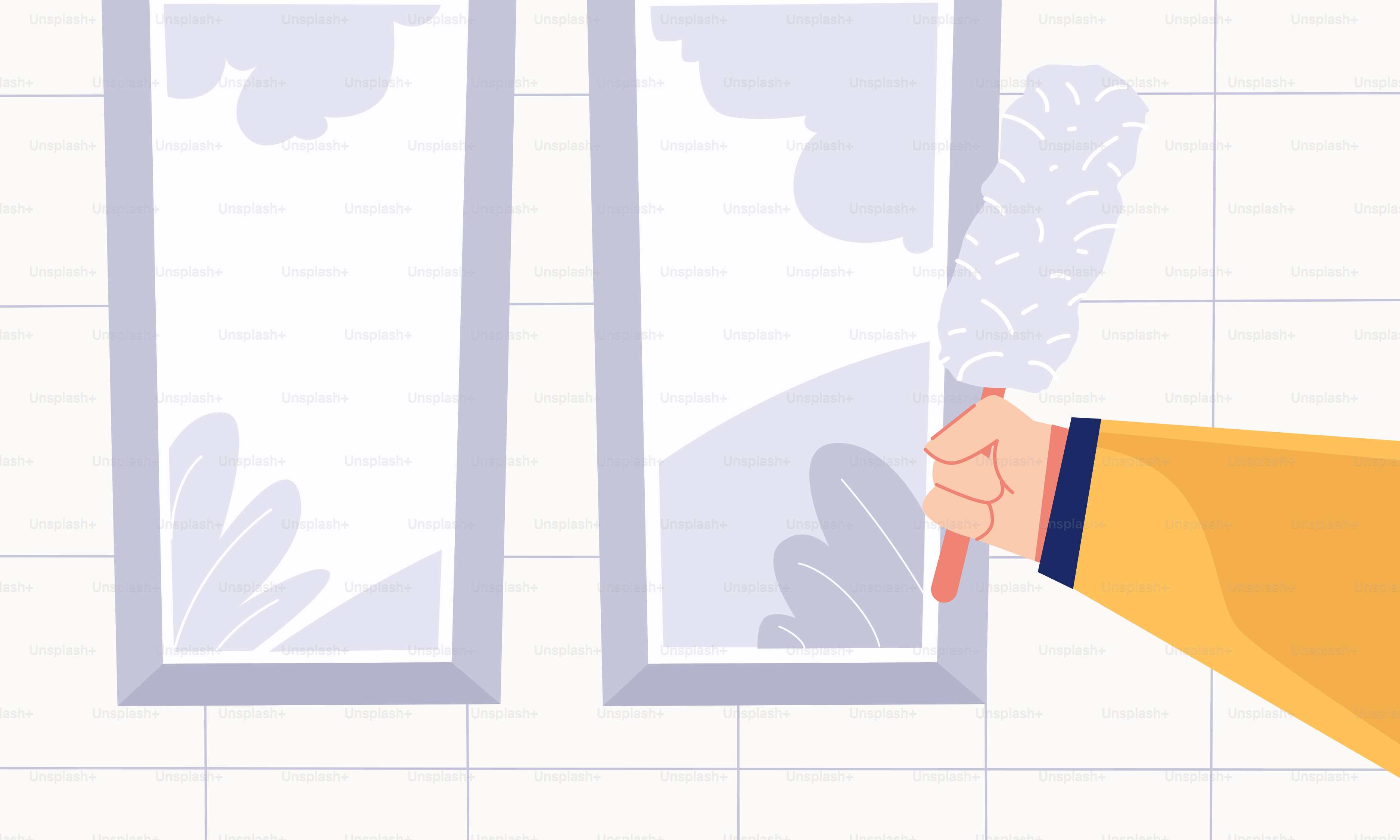 A person holding a feather in front of a window