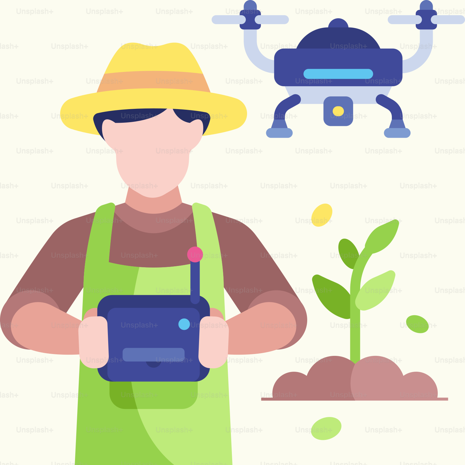 A man in a hat holding a tablet