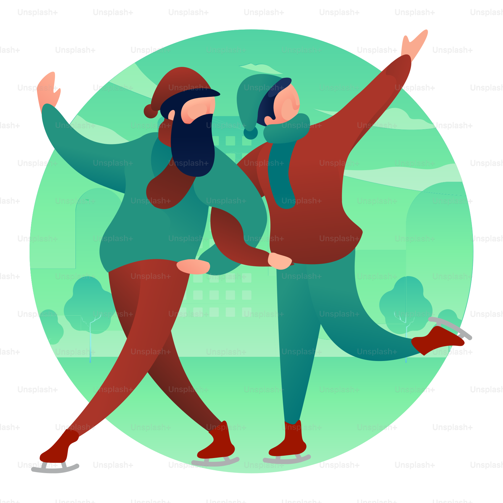 A couple of people that are dancing together