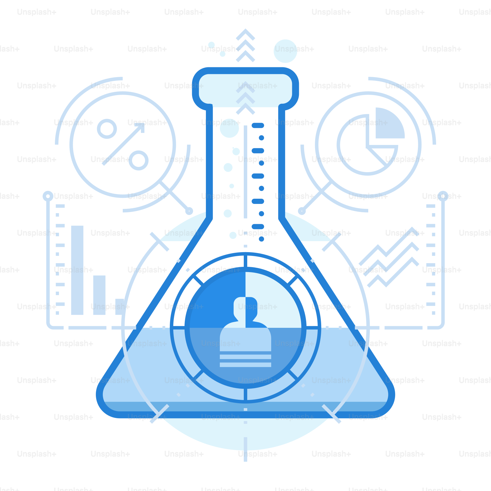 A beakle with a thumb up on it