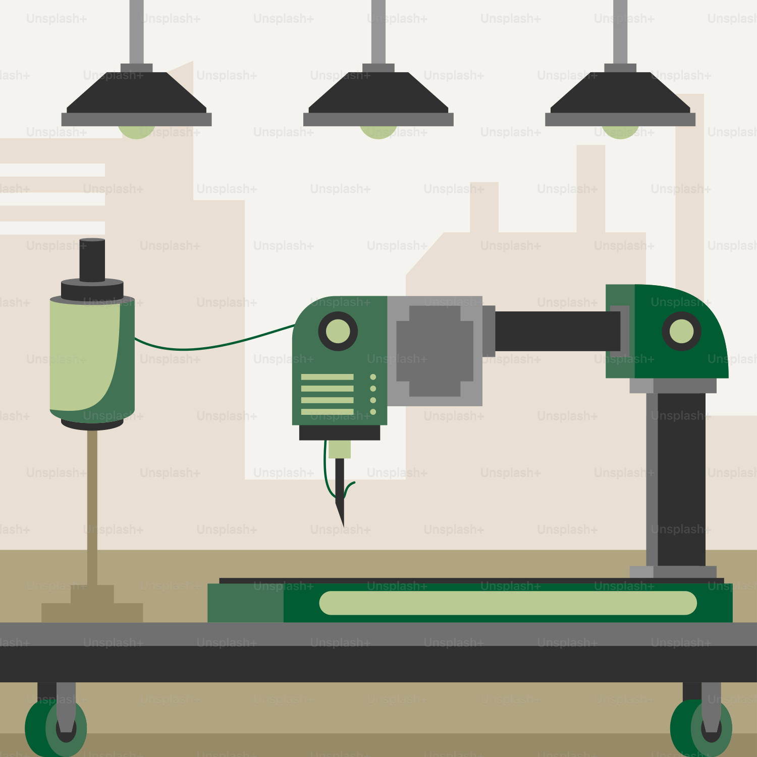 A machine that is sitting on a table