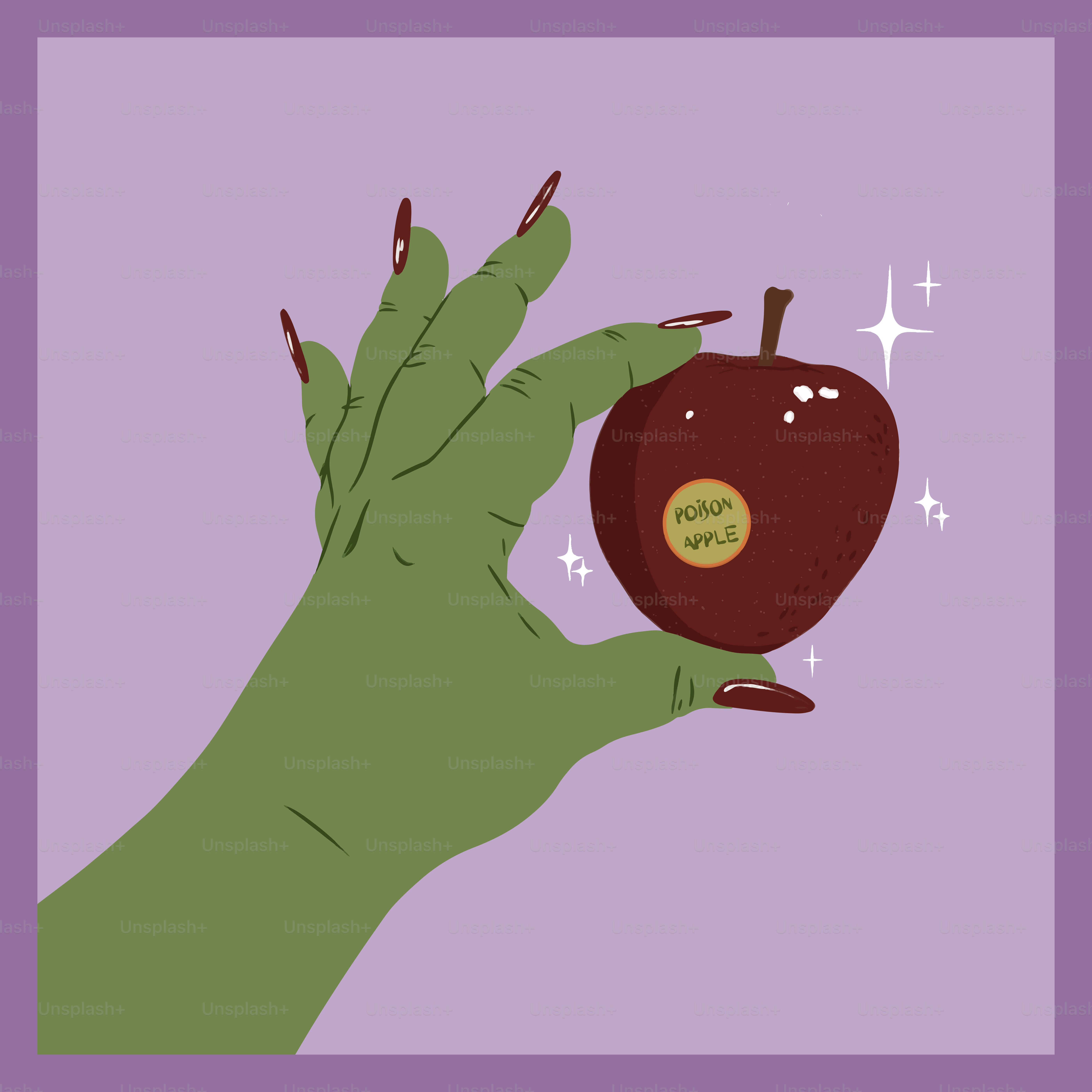 Une image d’une main tenant une pomme