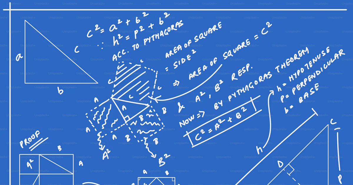 A blueprint of a diagram of a building vector – Basic concepts of maths ...