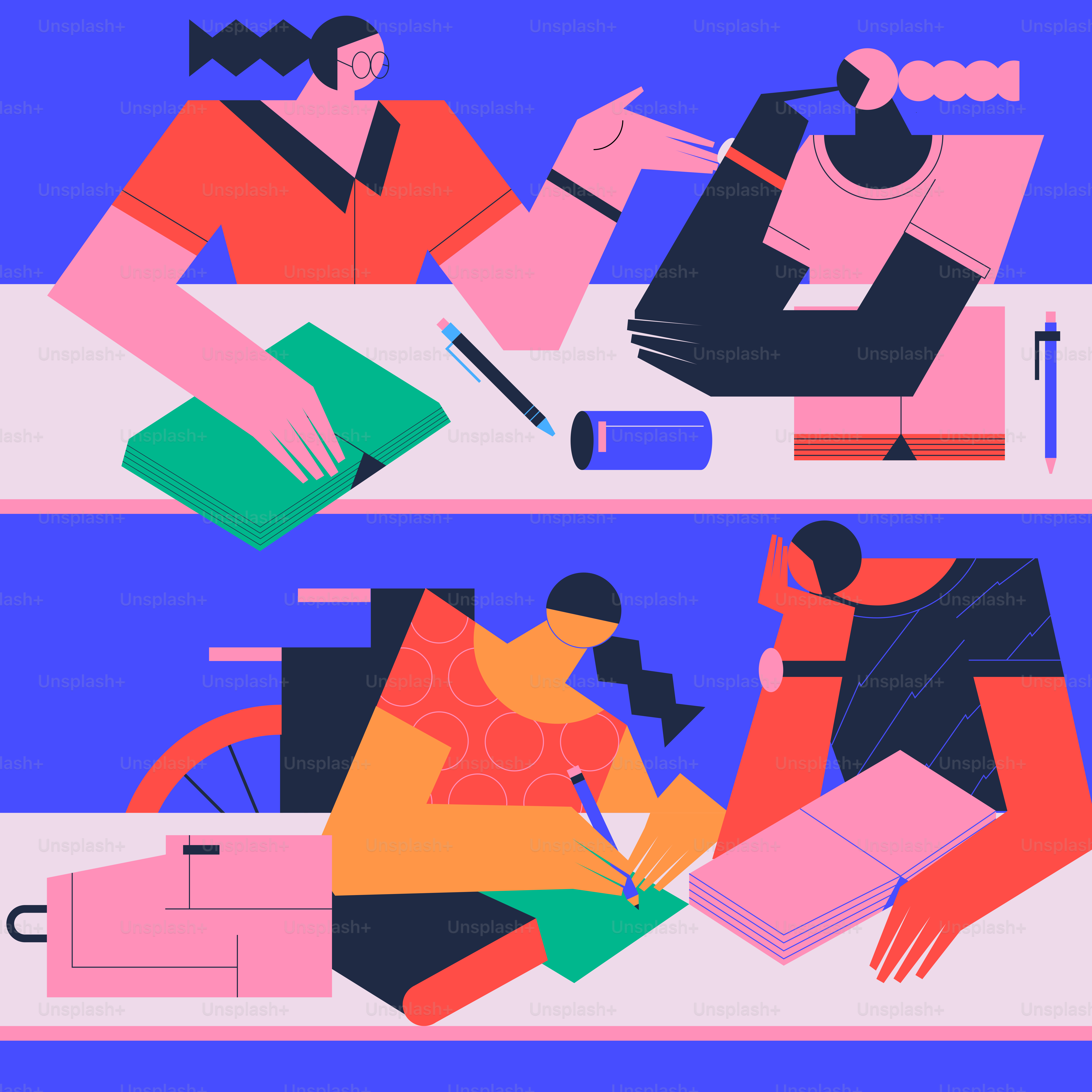 A couple of people sitting next to each other