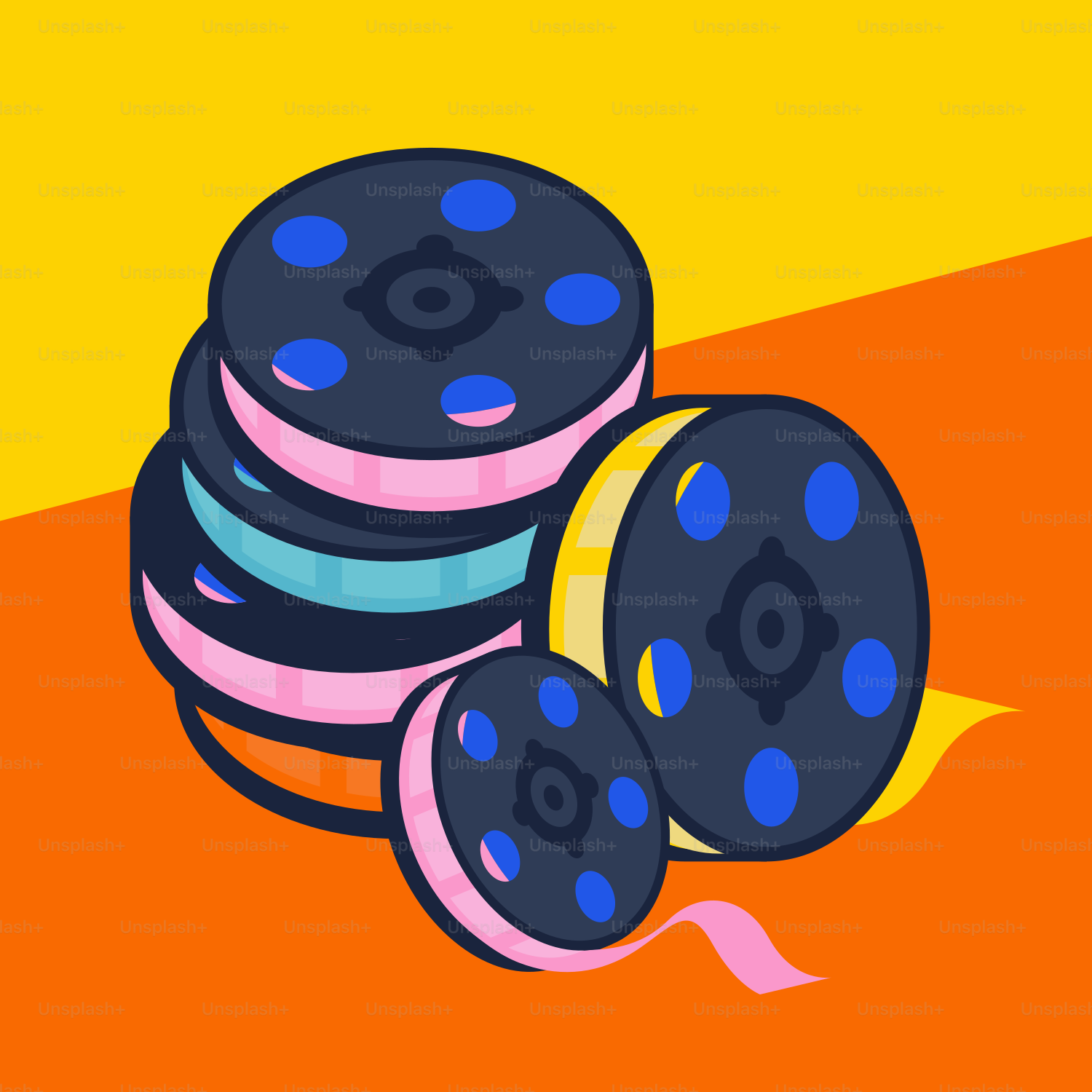 A stack of poker chips sitting on top of a table