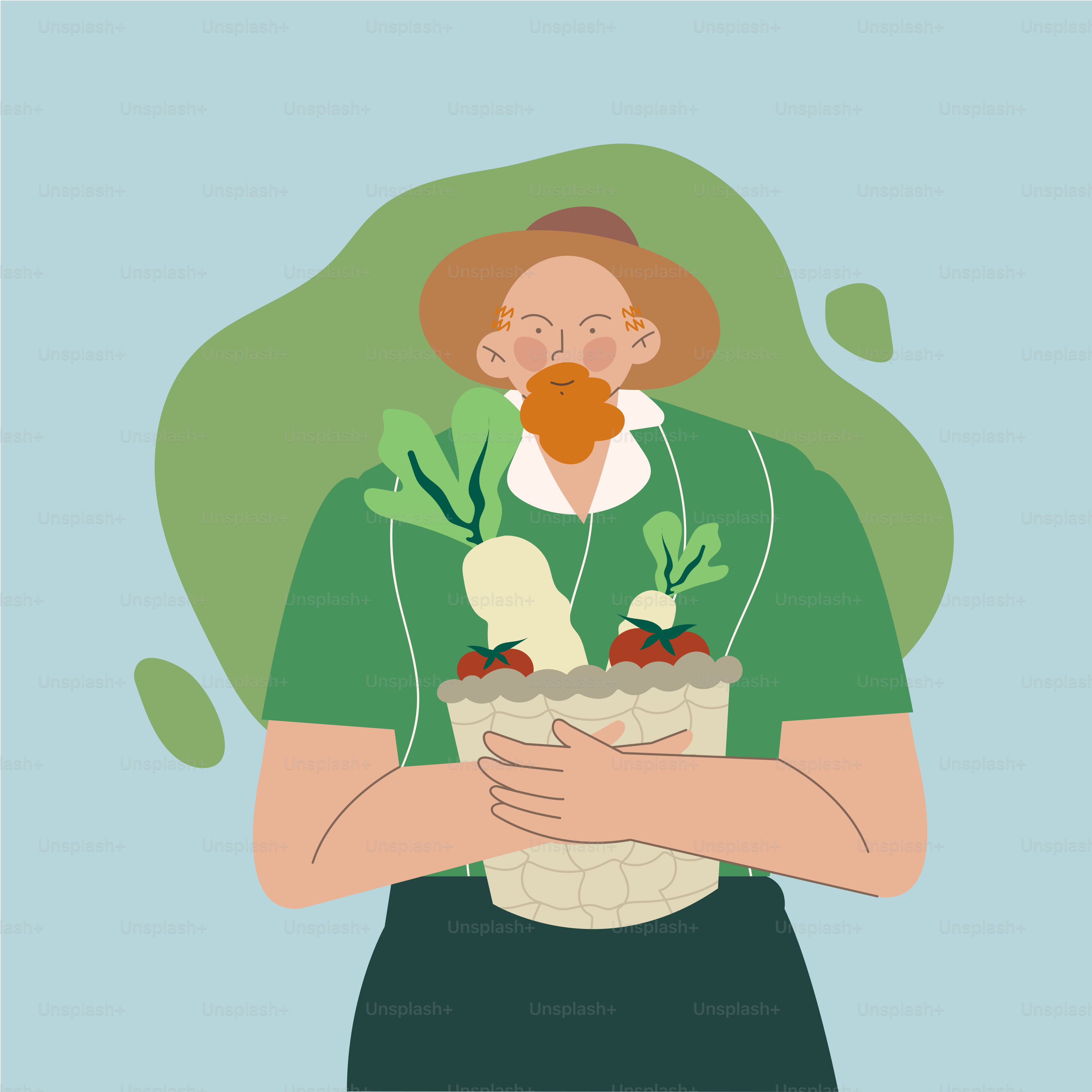 Une femme tenant une plante en pot dans ses mains