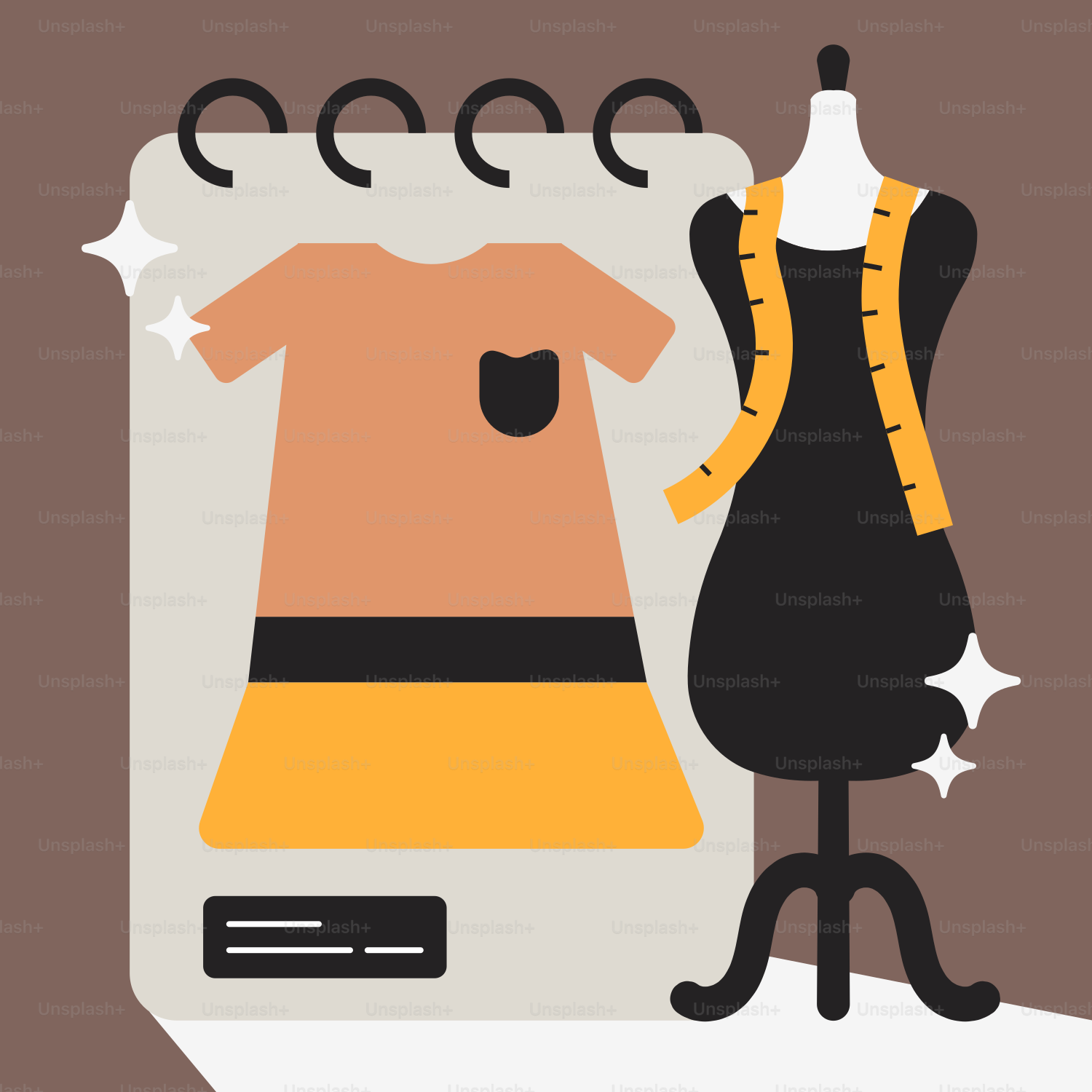 A dress on a mannequin next to a mannequin