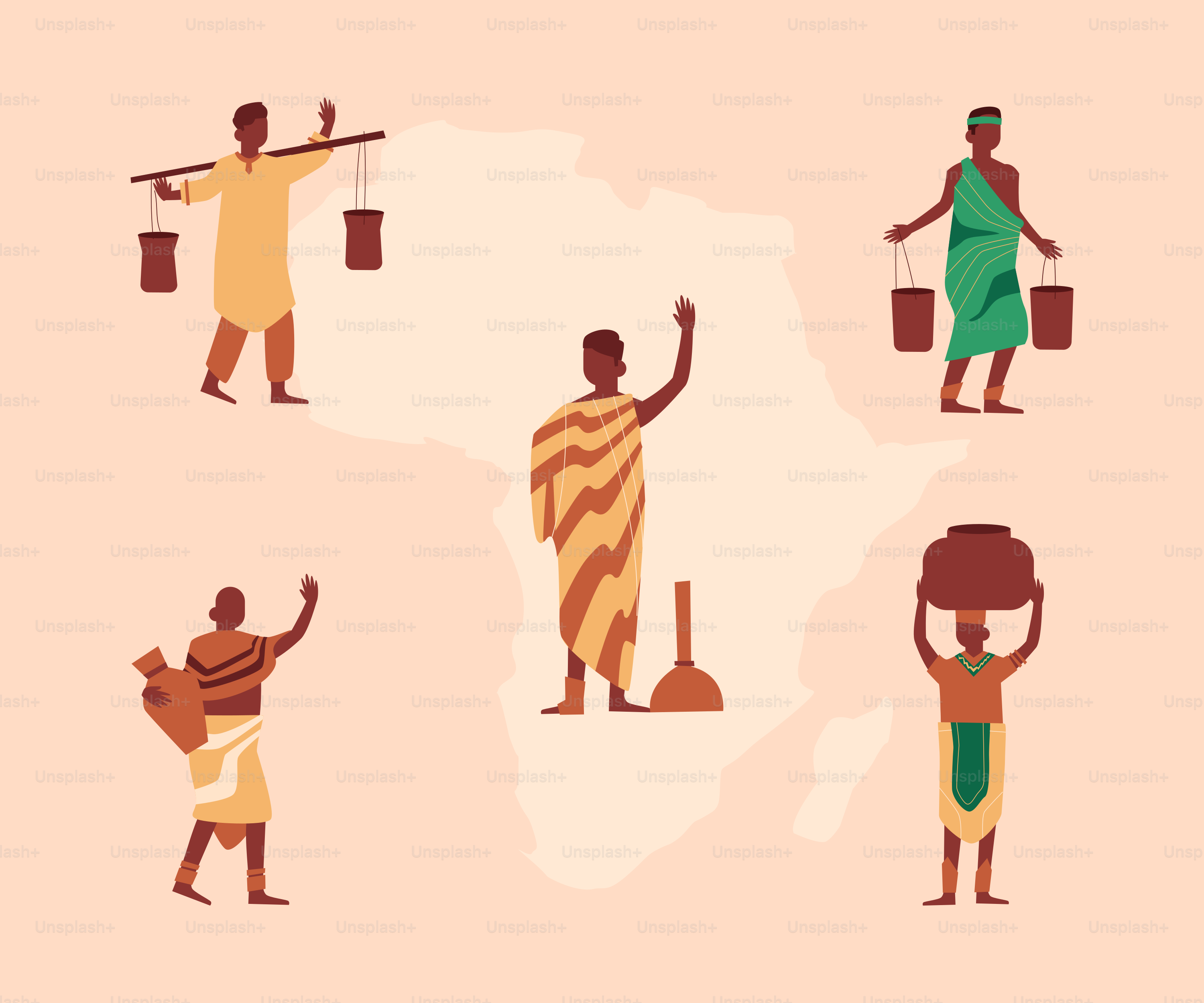 Eine Gruppe von Menschen, die umeinander stehen