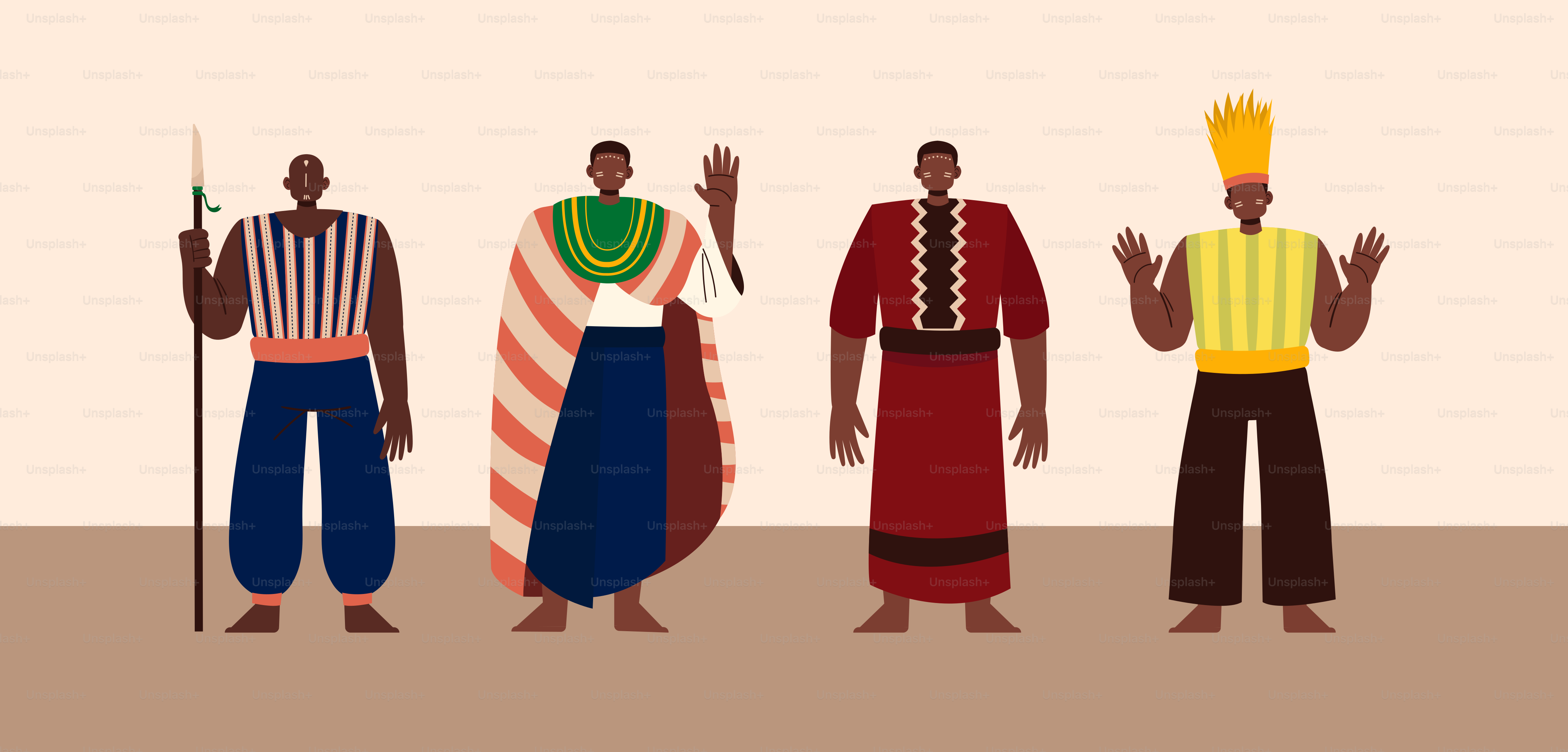 Un gruppo di persone in piedi una accanto all'altra