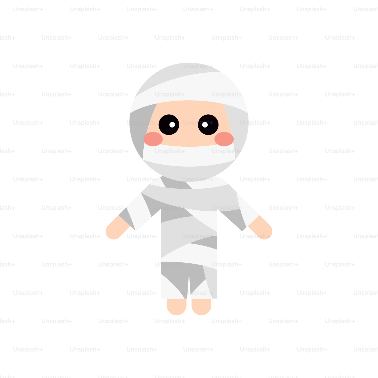 Uma pessoa em um traje branco e cinza