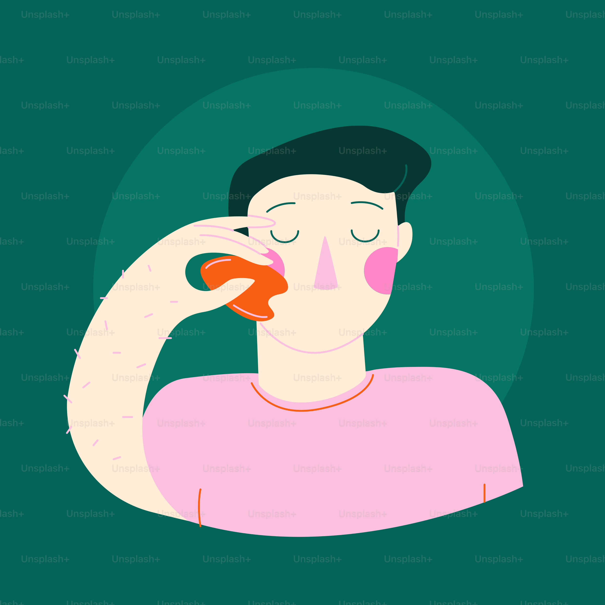 A man holding a carrot in his right hand