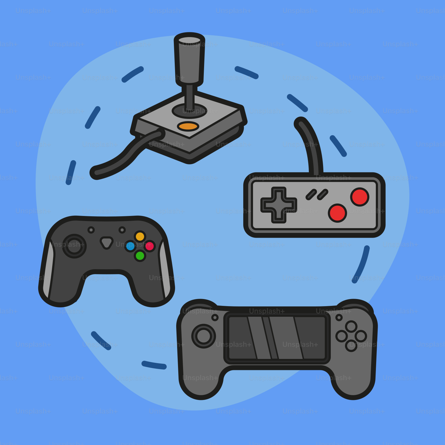 A video game controller and a game controller