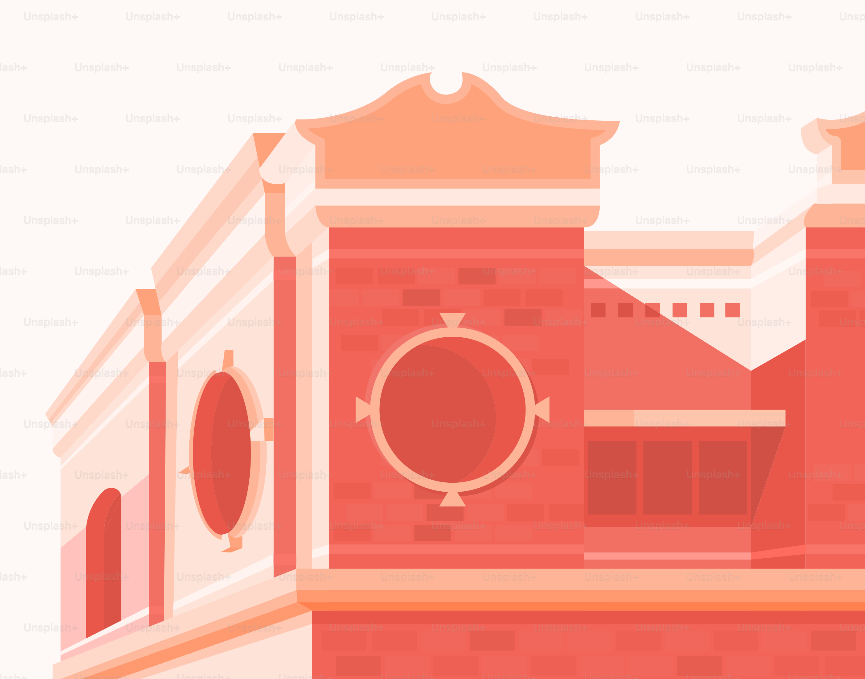 A building with a clock on the front of it