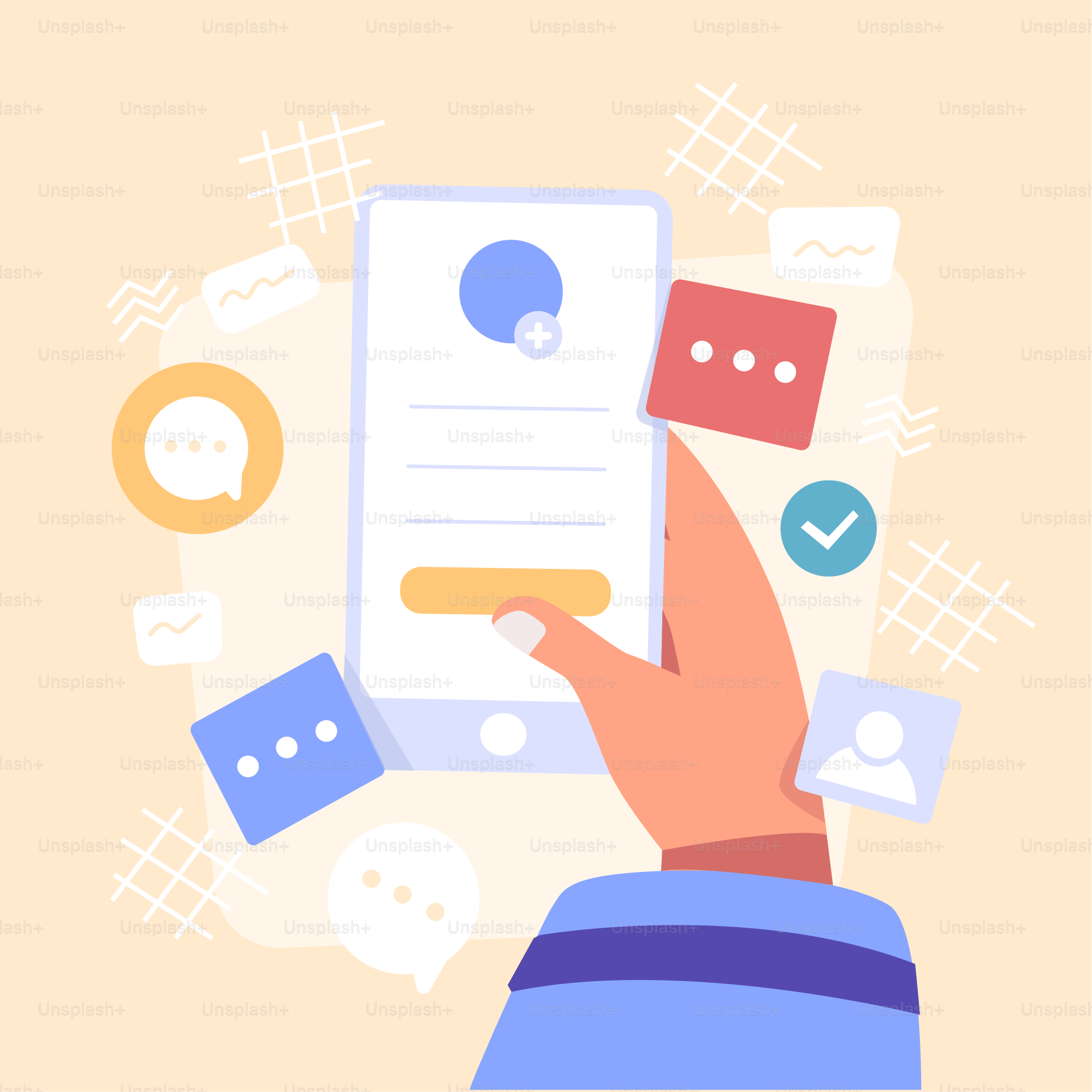 A hand holding a paper with a question mark on it