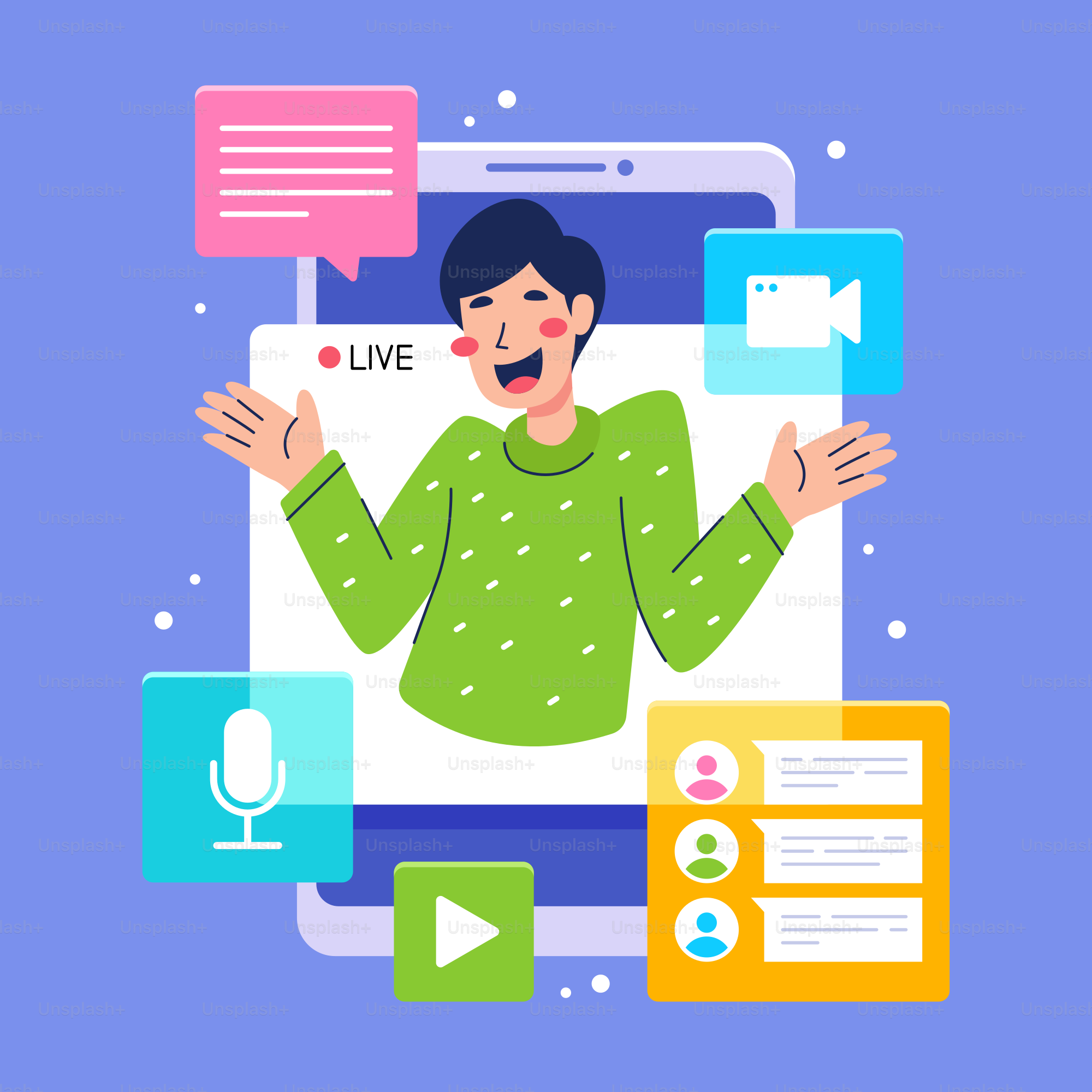 A person holding their hands up in front of a laptop