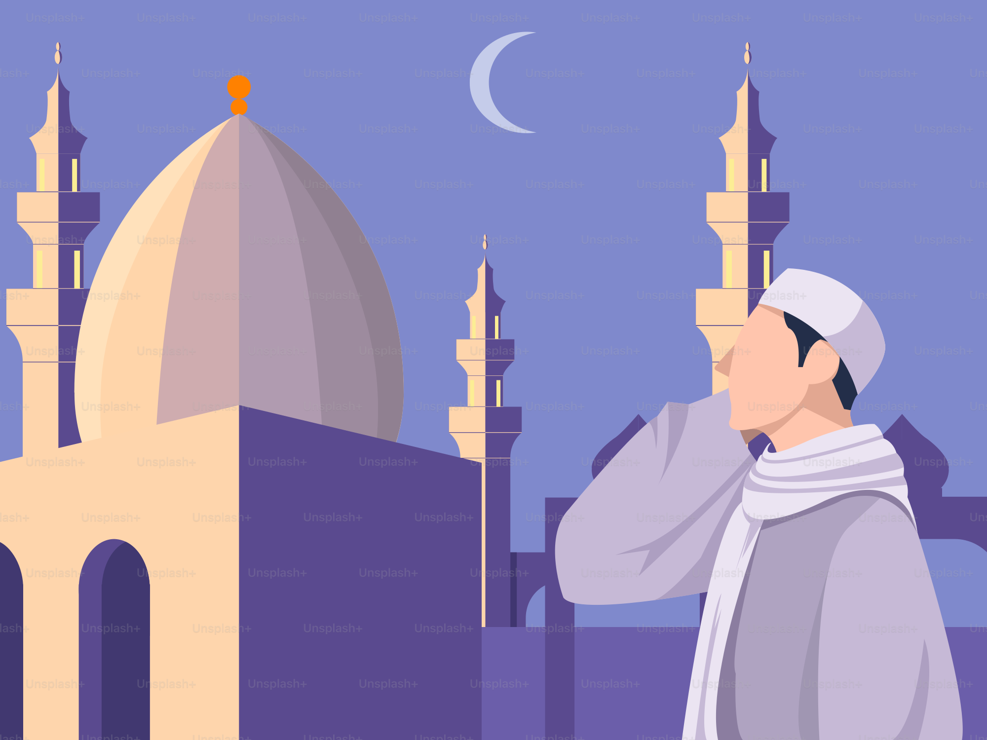 A man standing in front of a tall building