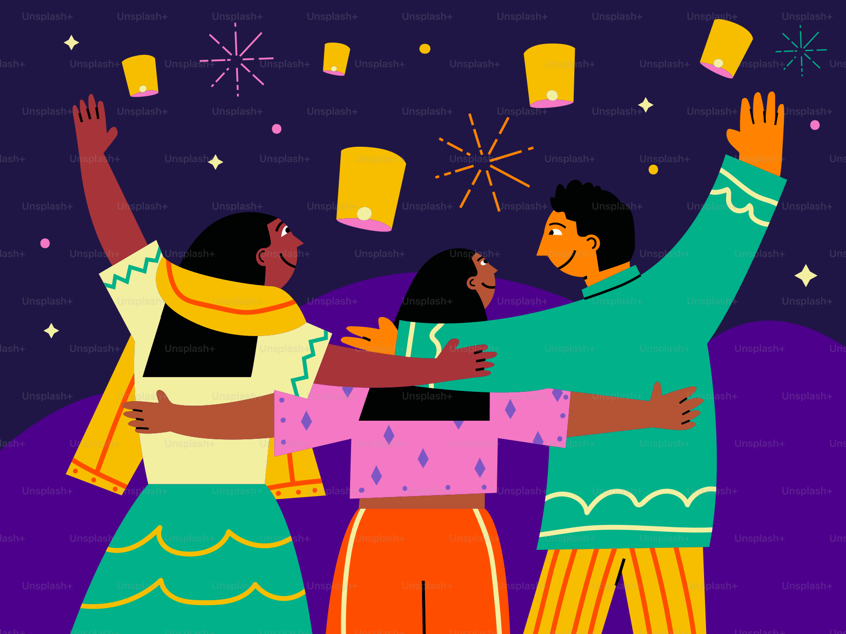 A group of people standing next to each other