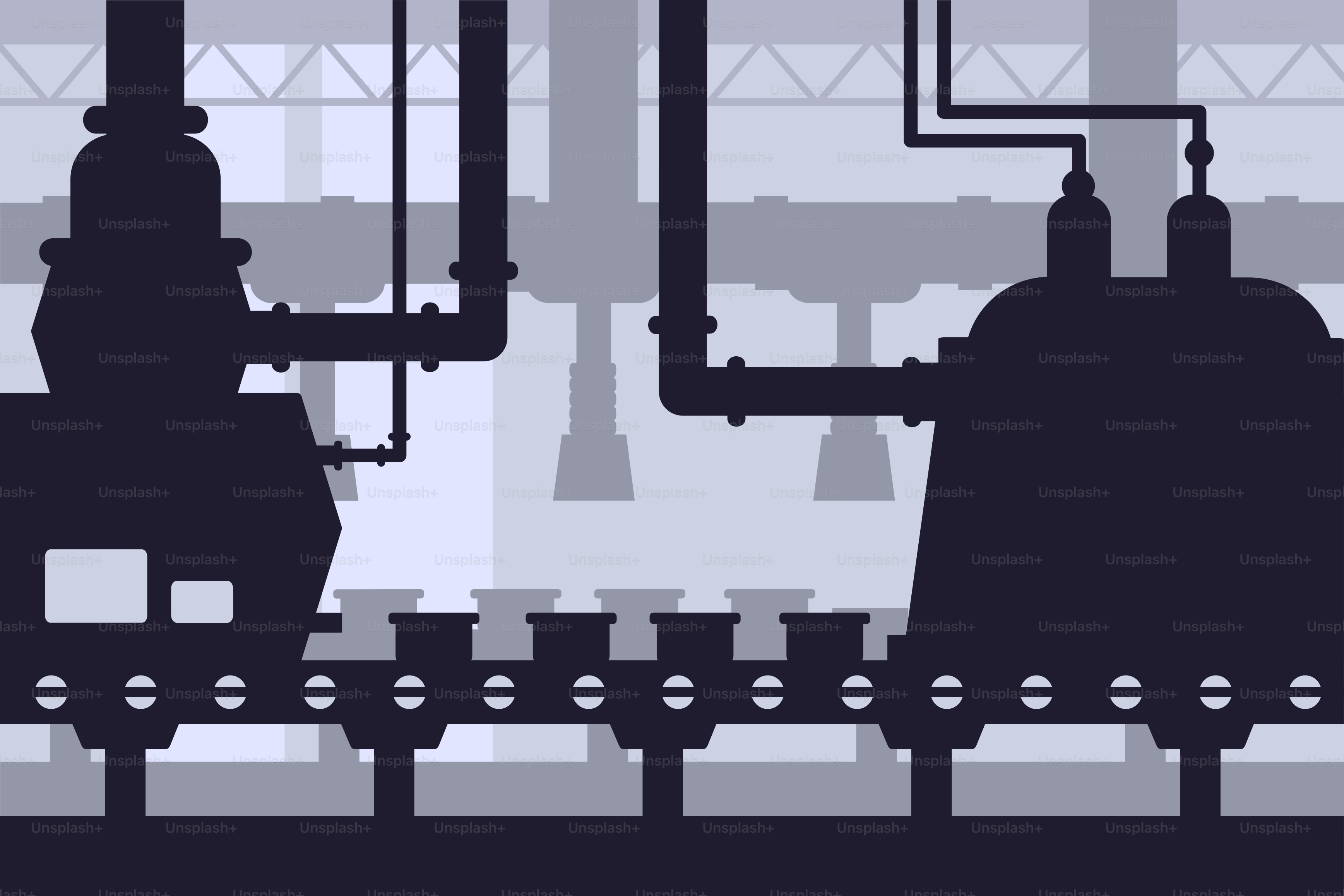 A picture of pipes and valves in a factory