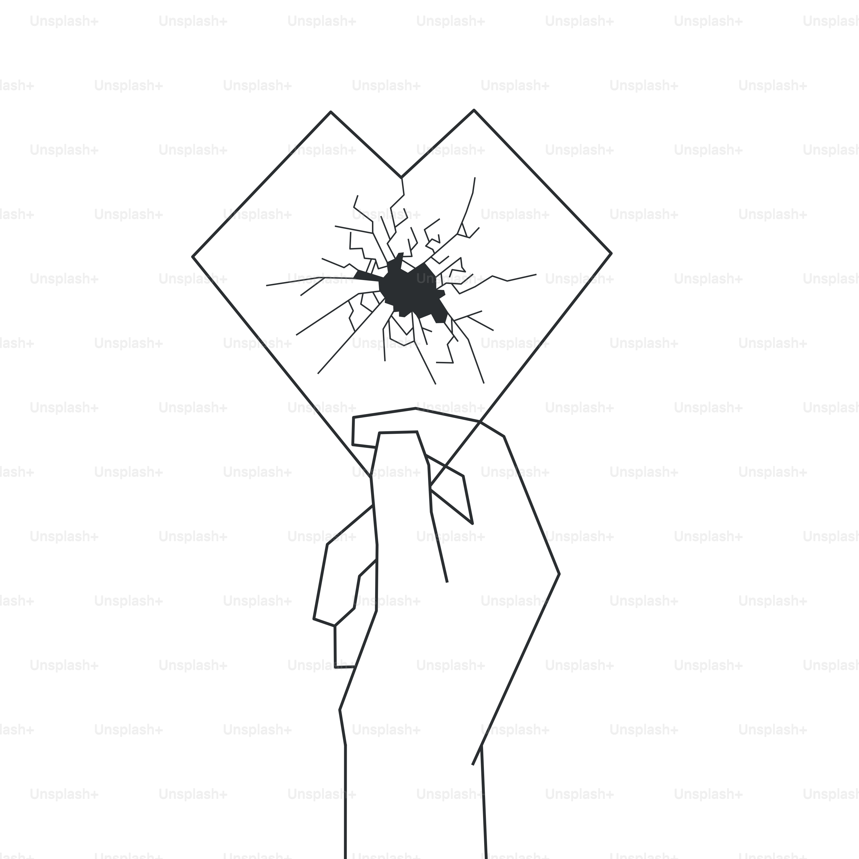 Une main tenant un morceau de papier avec une balle à l’intérieur