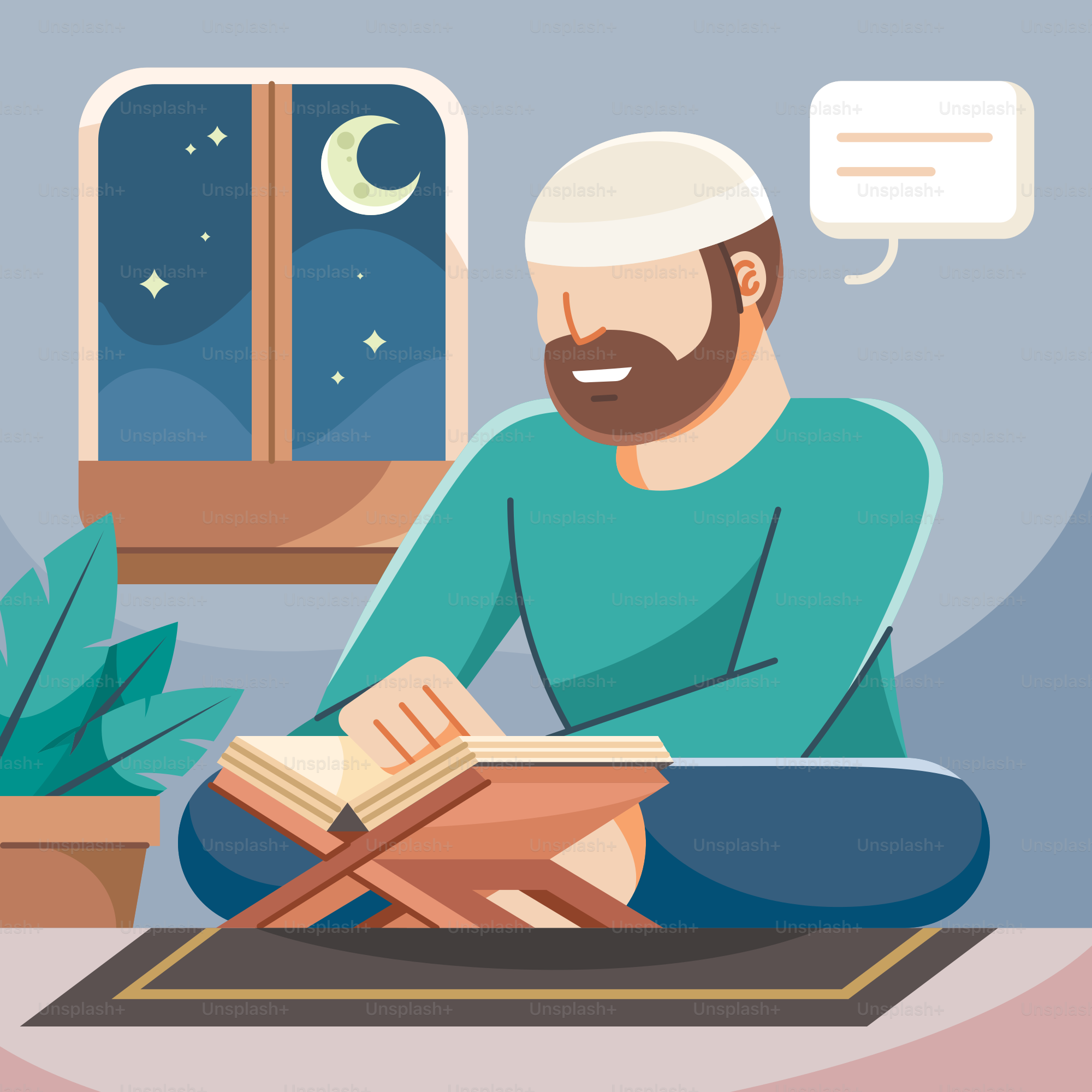 A man sitting on the floor reading a book